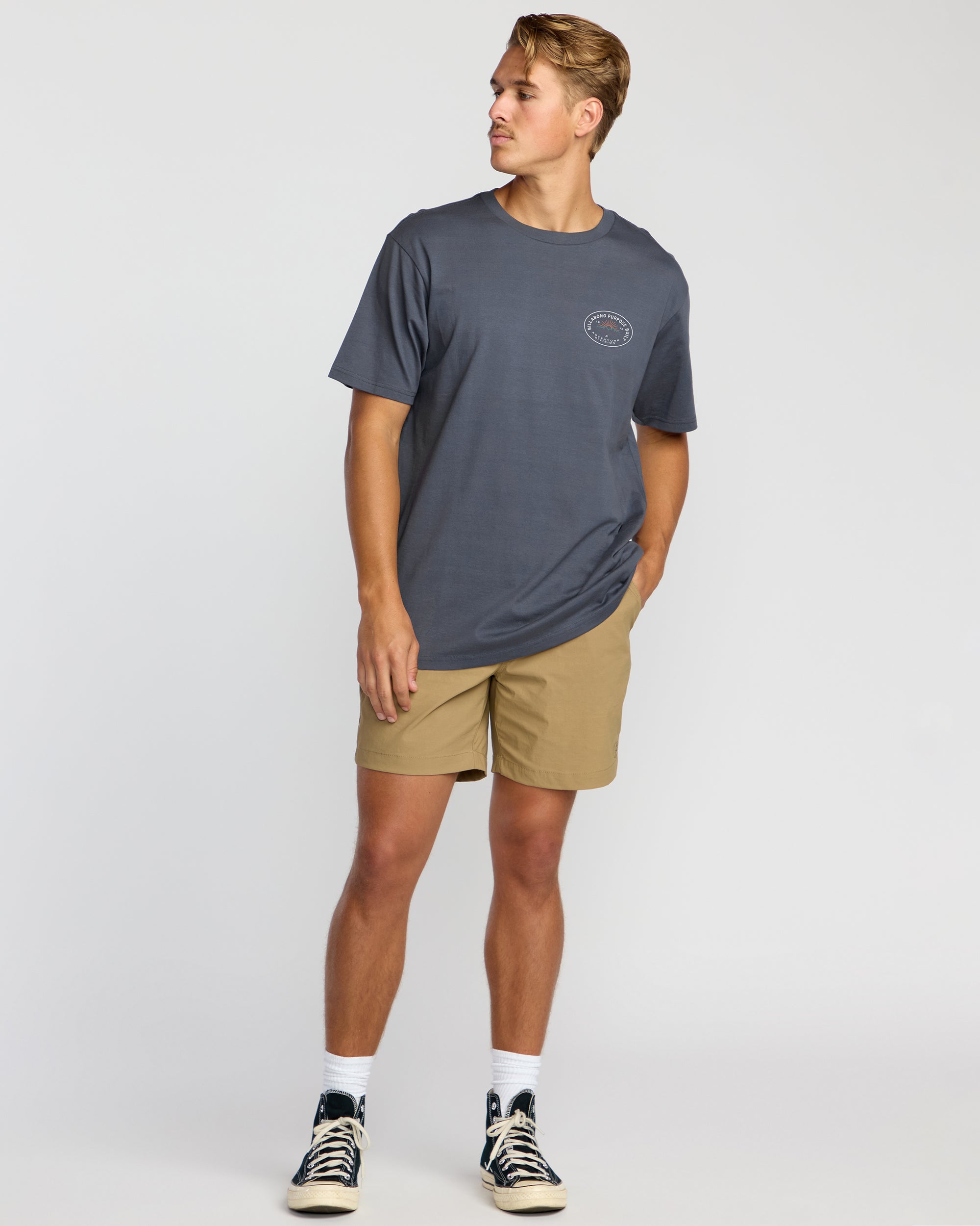 Sierras A/Div Short Sleeve T-Shirt - Midnight Blue - Image 4