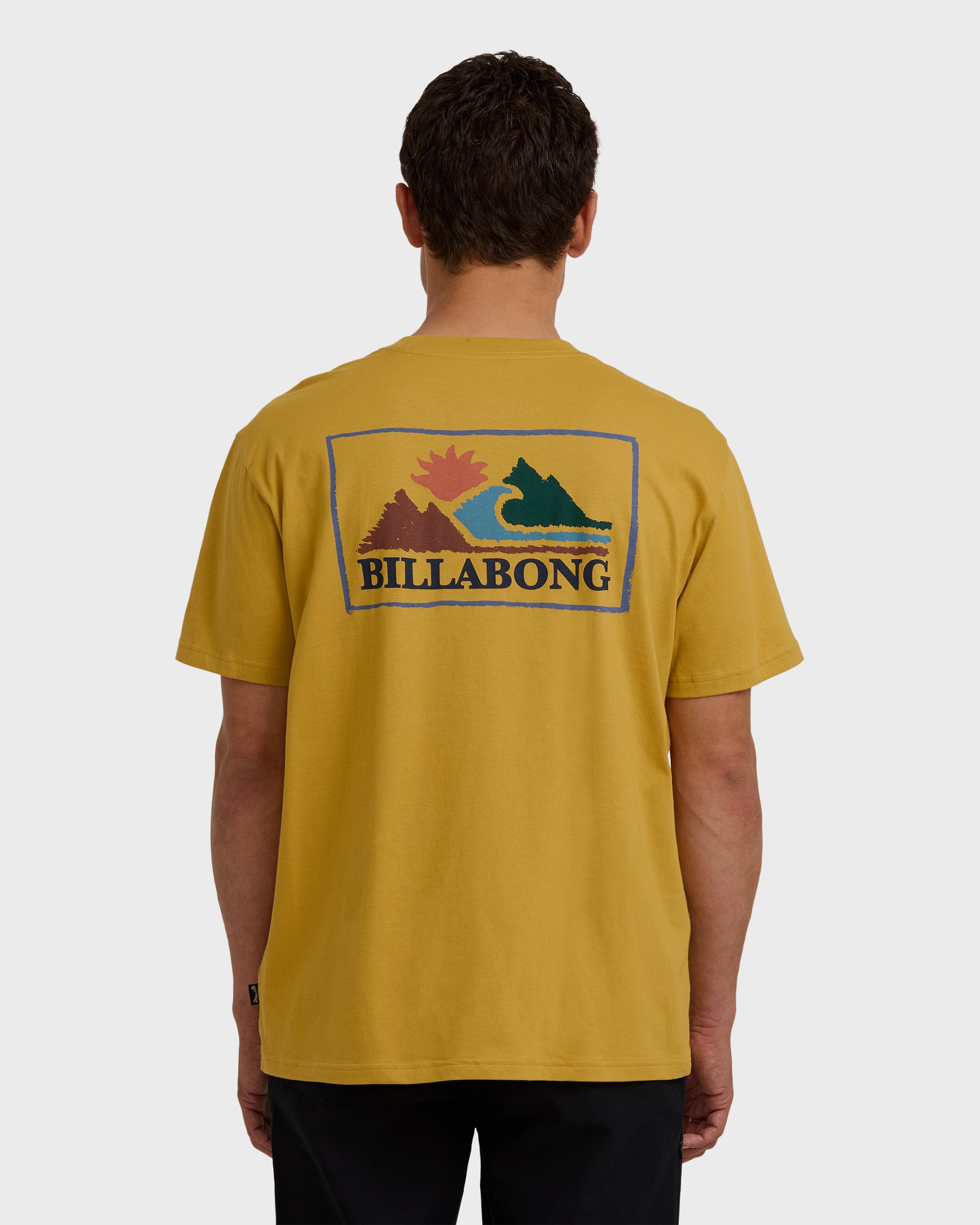 A/Div Range Short Sleeve T-Shirt - Mustard - Image 2