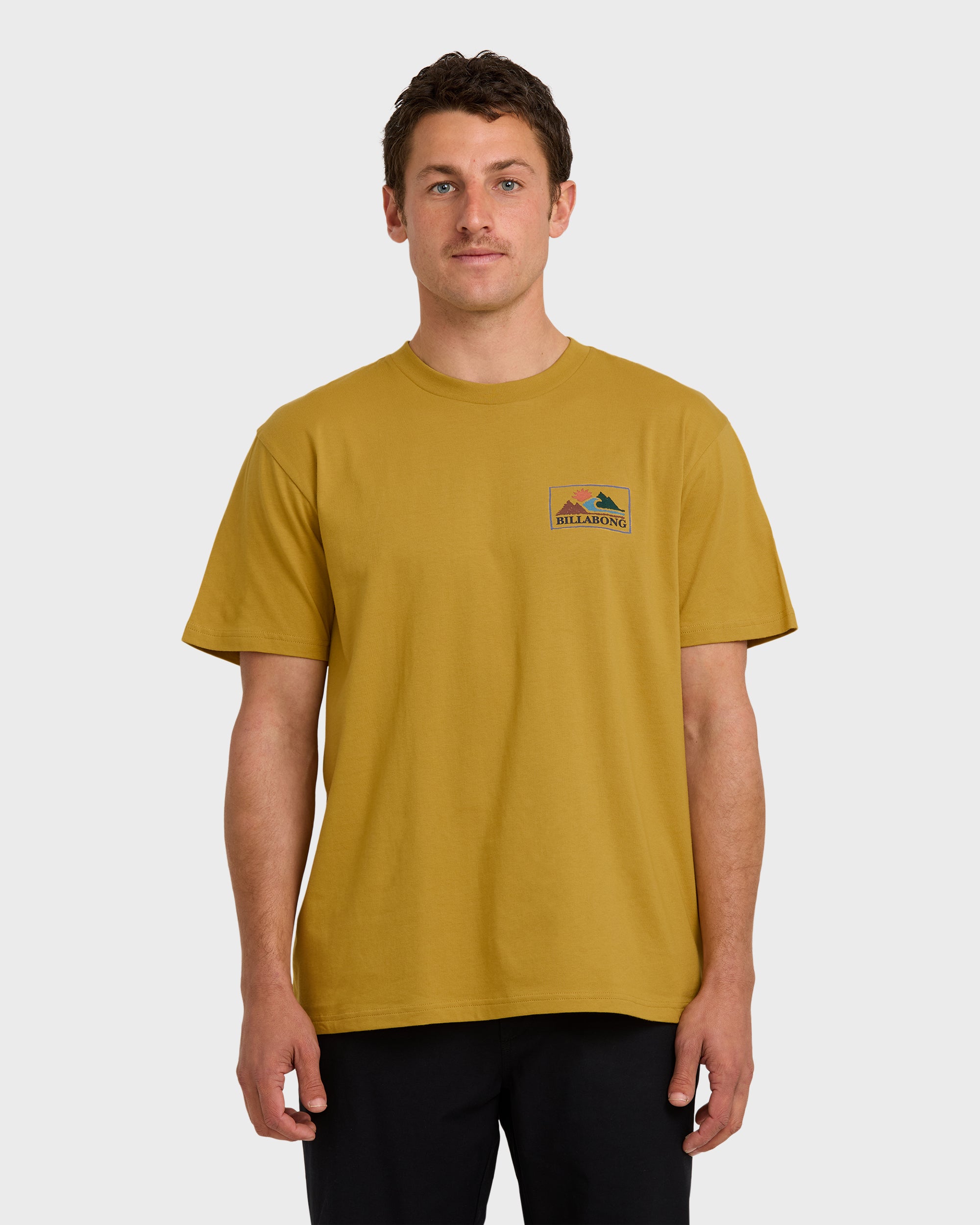 A/Div Range Short Sleeve T-Shirt - Mustard