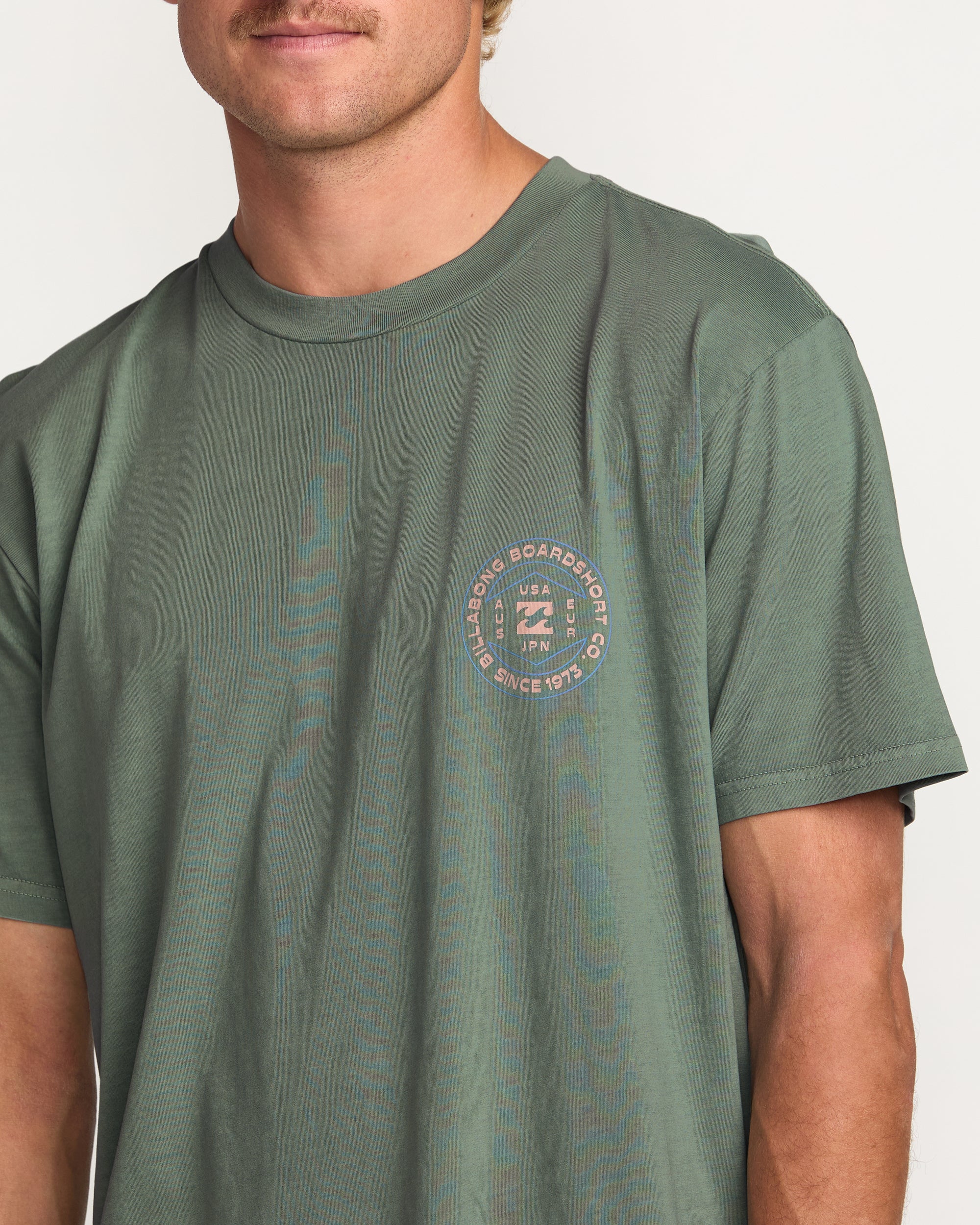 Rotation Premium Wave Wash Tee - Pine - Image 7