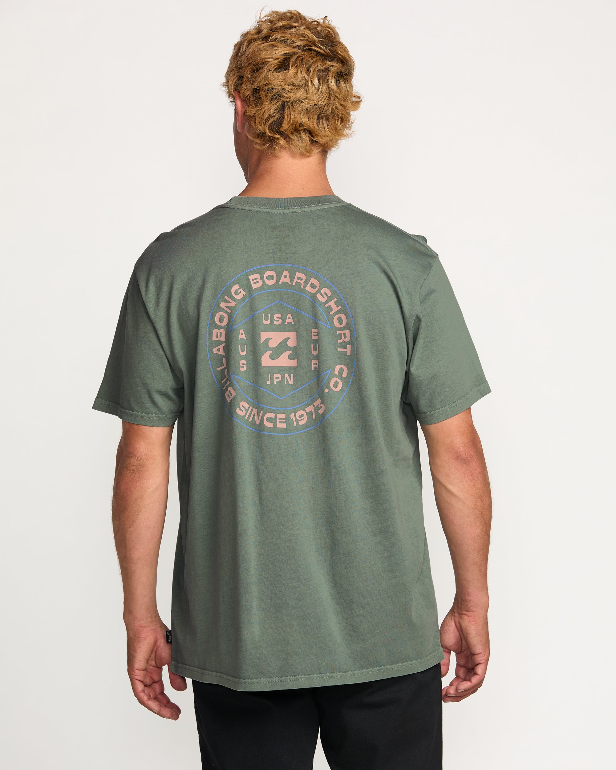 Rotation Premium Wave Wash Tee - Pine - Image 2