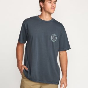 Swivel Premium Wave Wash Tee - Aged Indigo