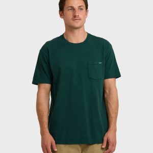 Essential Premium Wave Wash T-Shirt - Forest