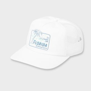 Lounge Florida Trucker Hat - Off White