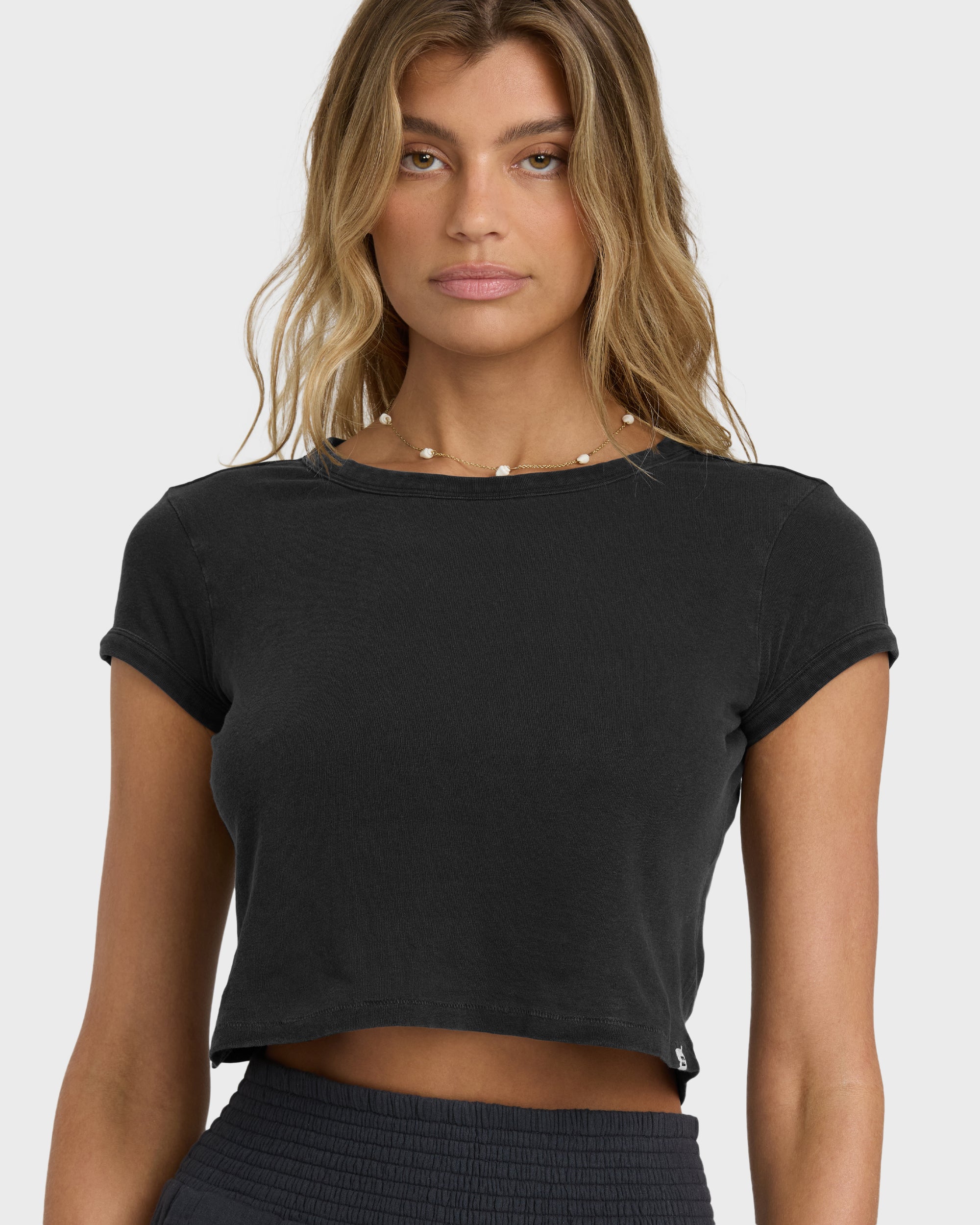 Daily Short Sleeve Tee - Black Sands - Image 2