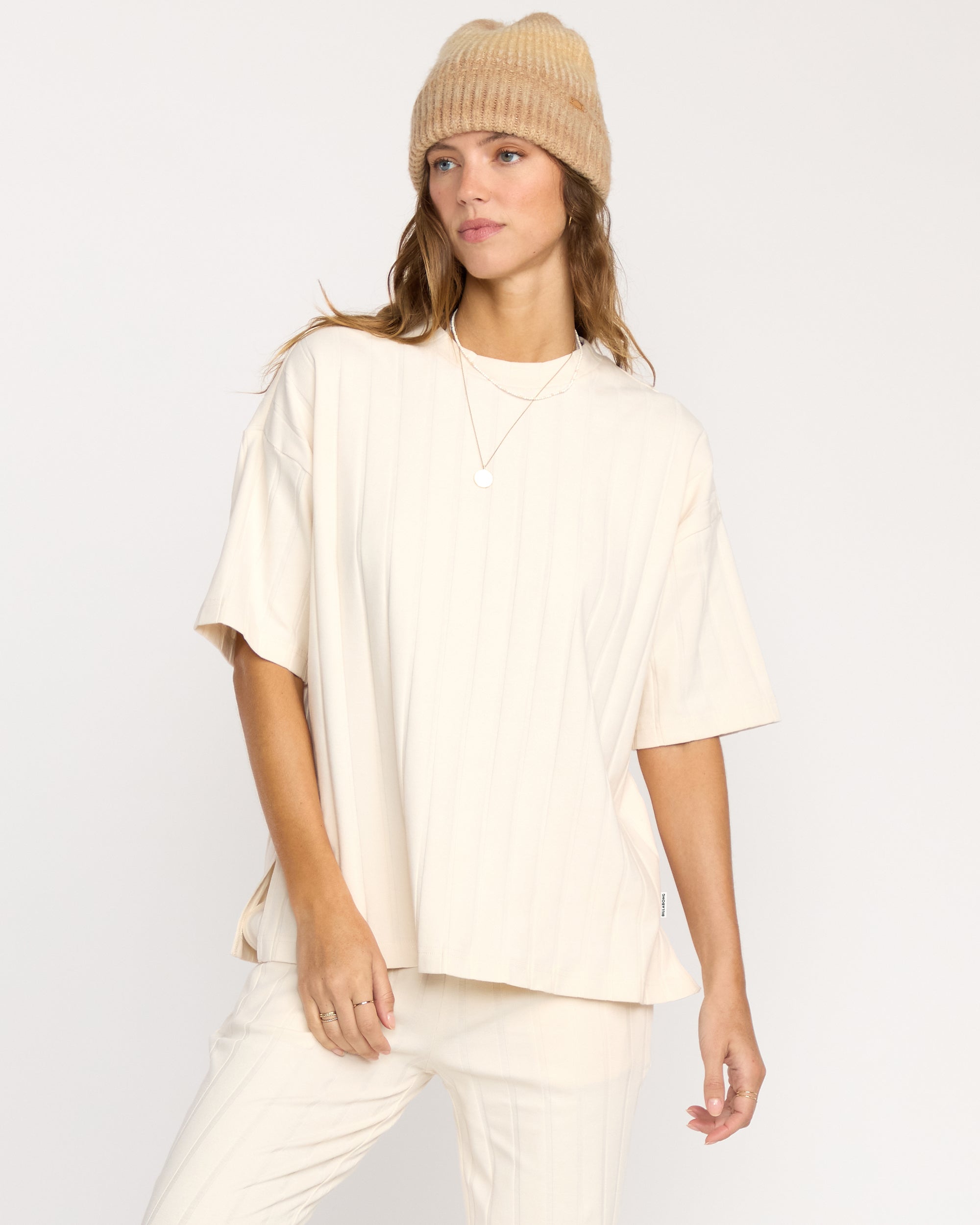 Cass Short Sleeve Top - Whitecap - Image 2