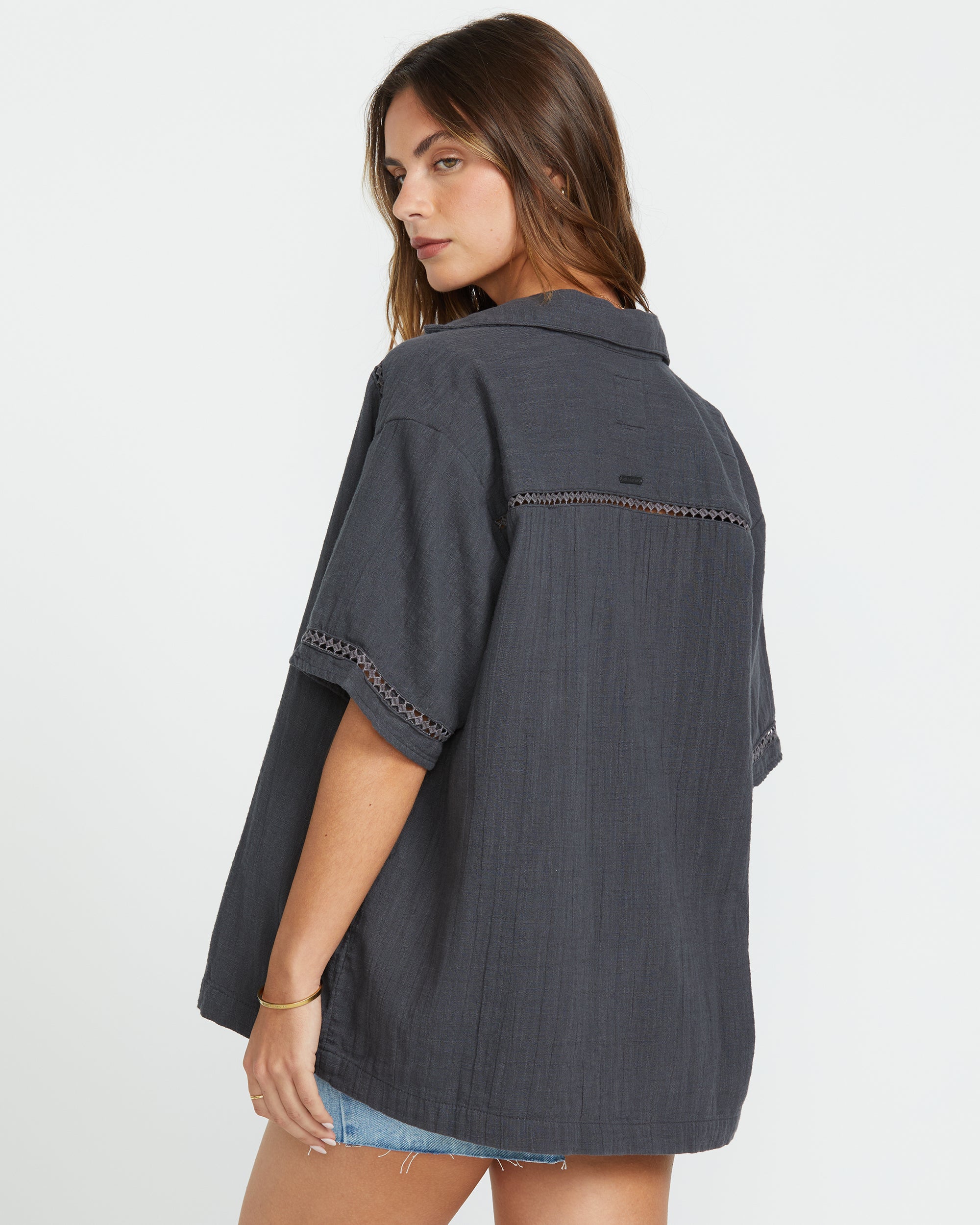 Summers End Short Sleeve Shirt - Black Sands - Image 3