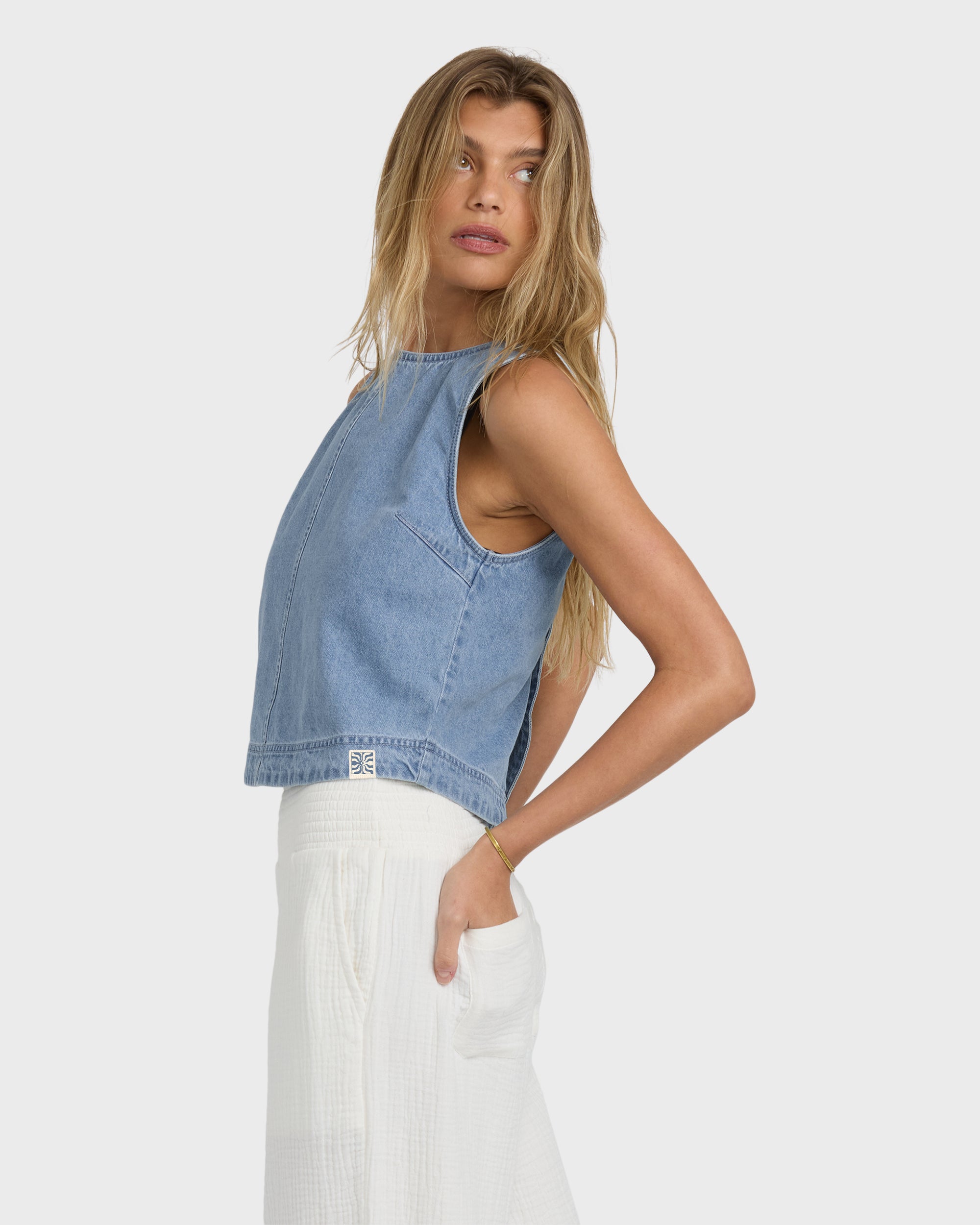 Sea Breeze Tank - Sea Blue - Image 6