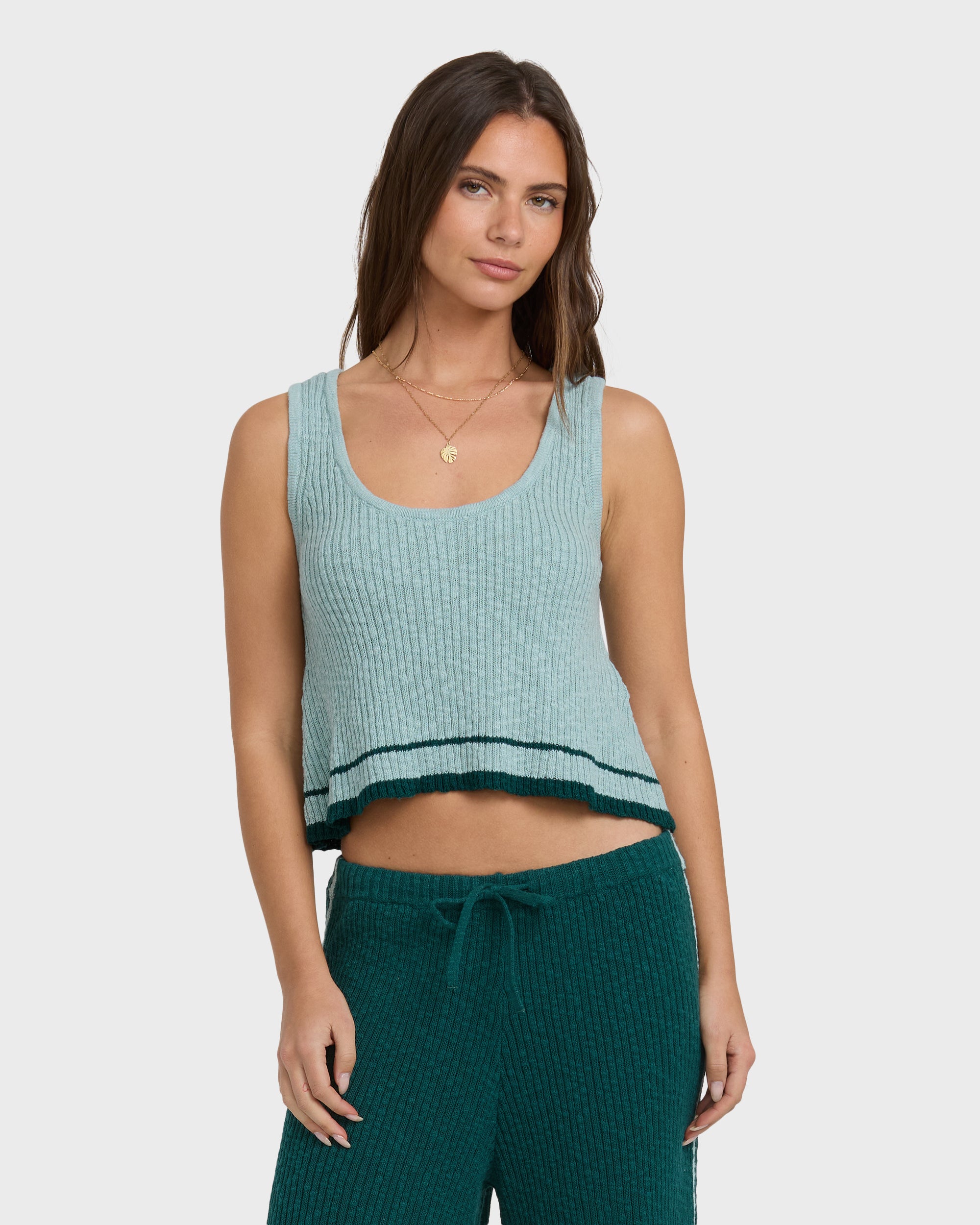 Summery Nights Sweater - Sea Fog