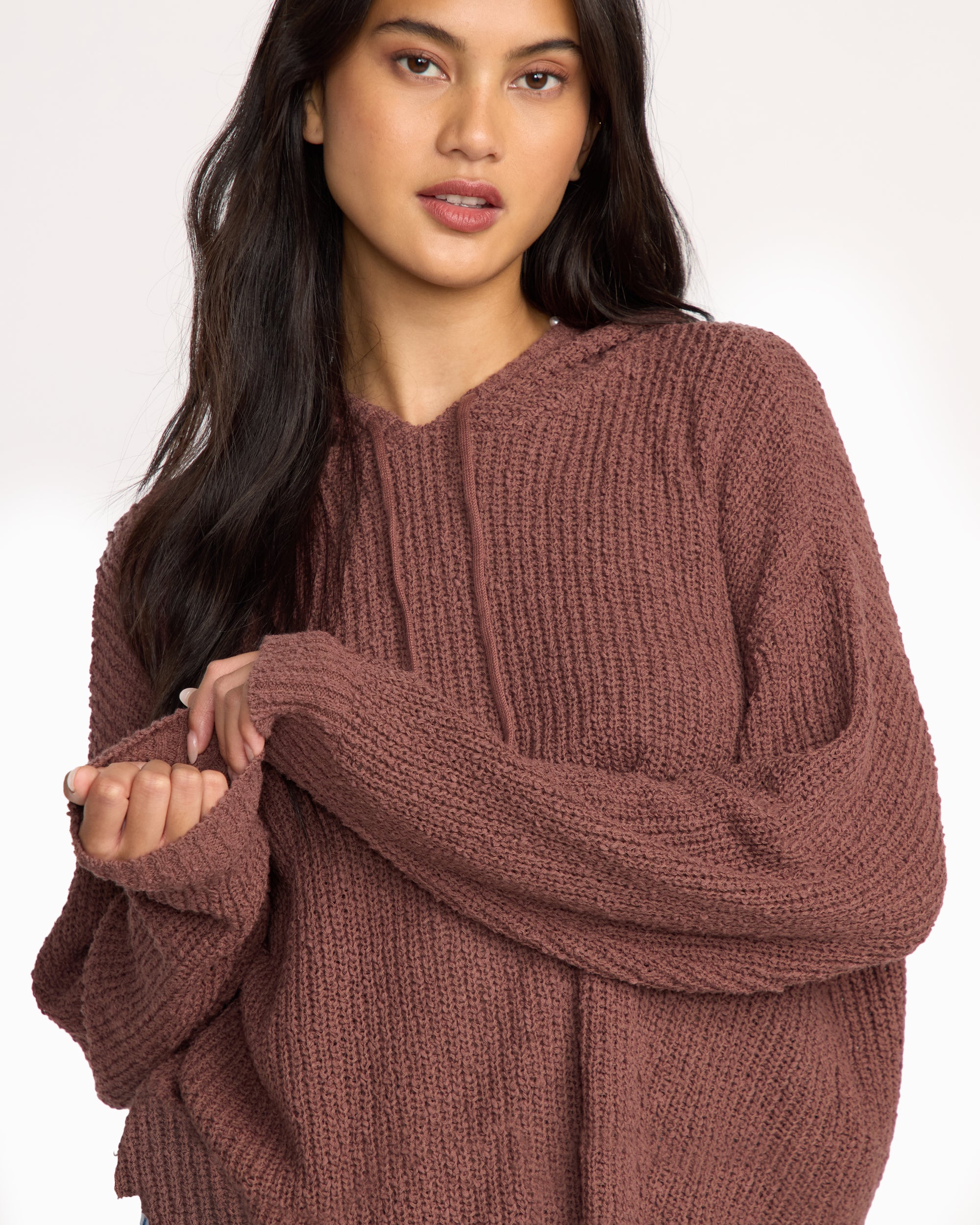 Hot Beachin Hooded Sweater - Espresso - Image 2