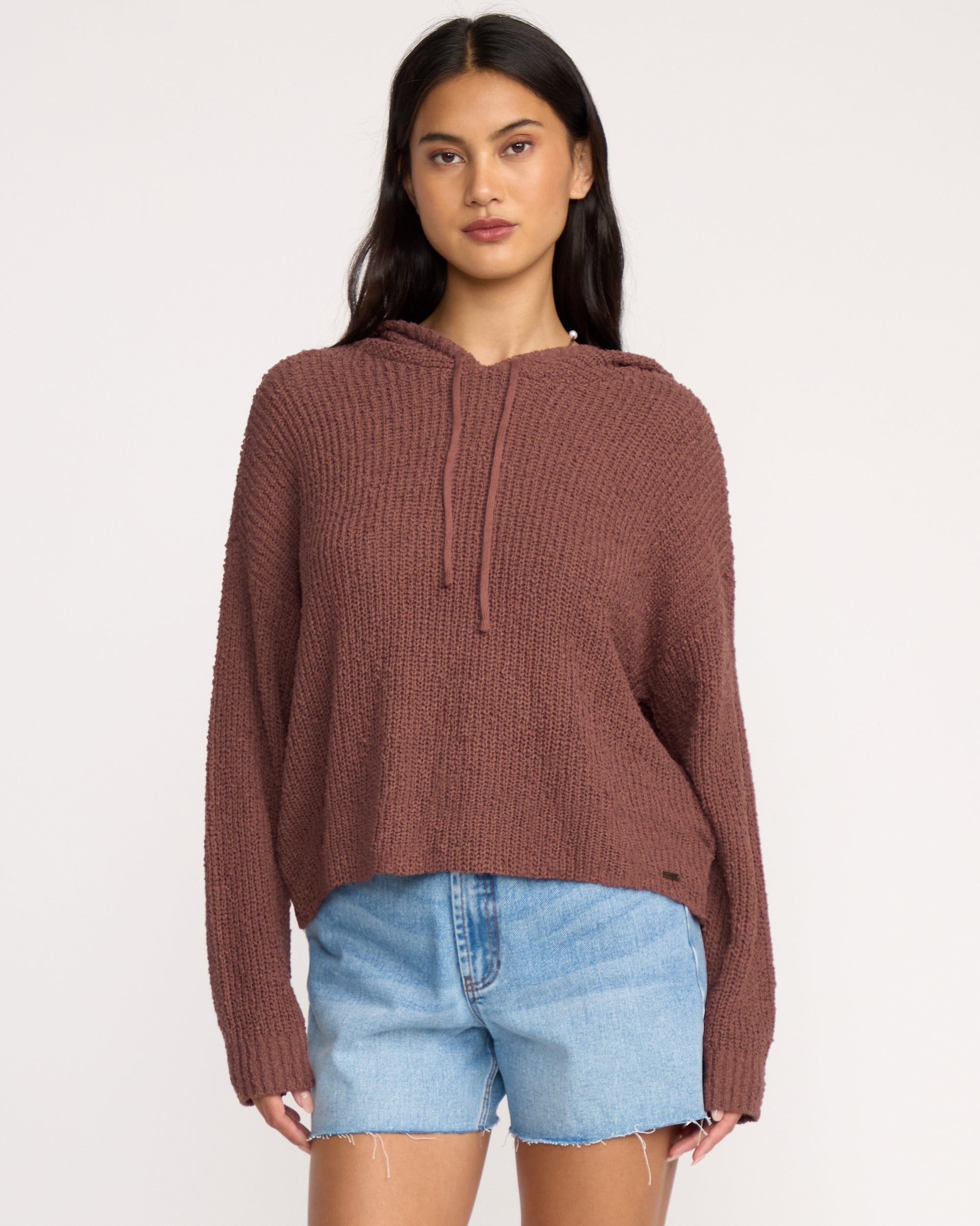 Hot Beachin Hooded Sweater - Espresso