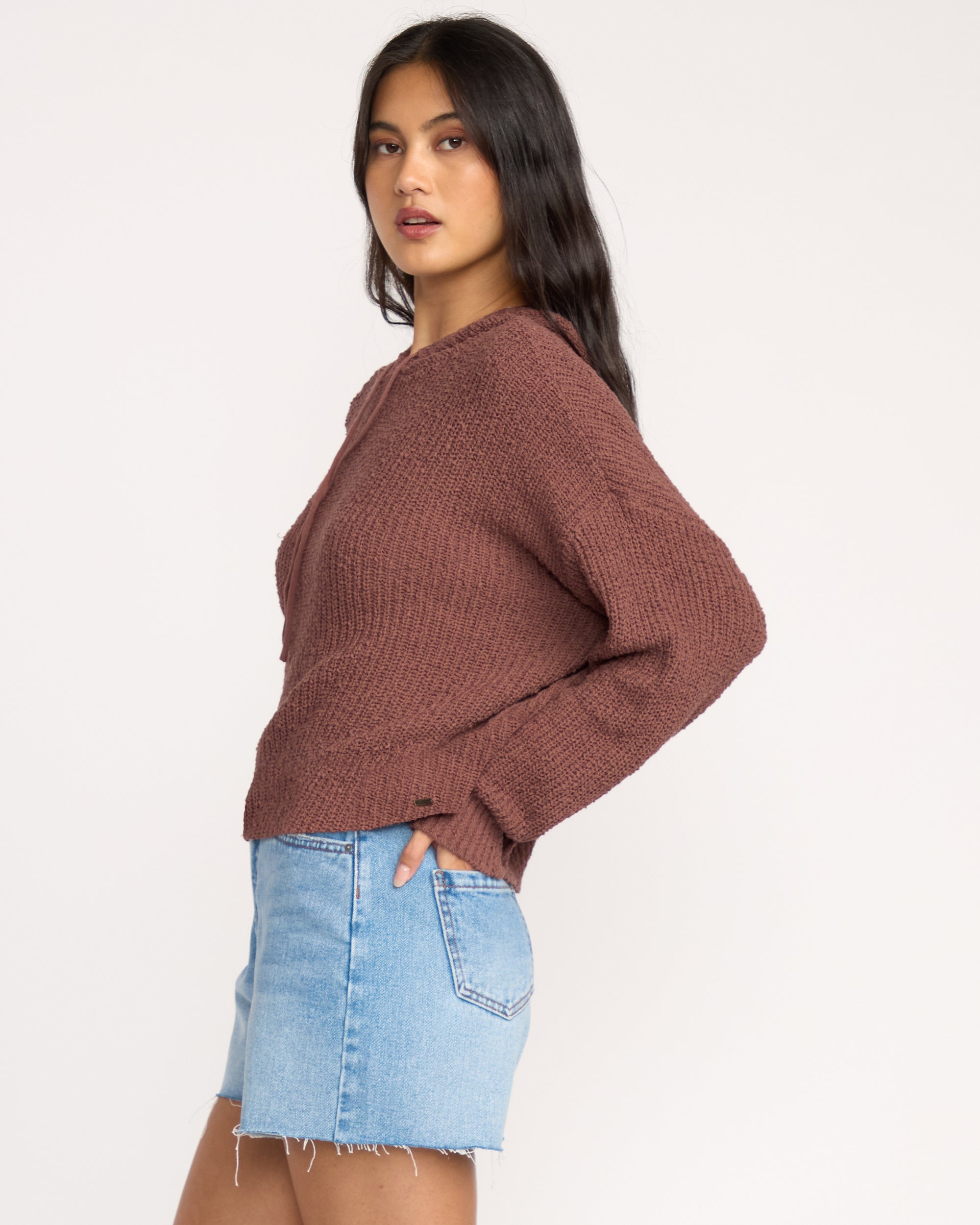 Hot Beachin Hooded Sweater - Espresso - Image 4