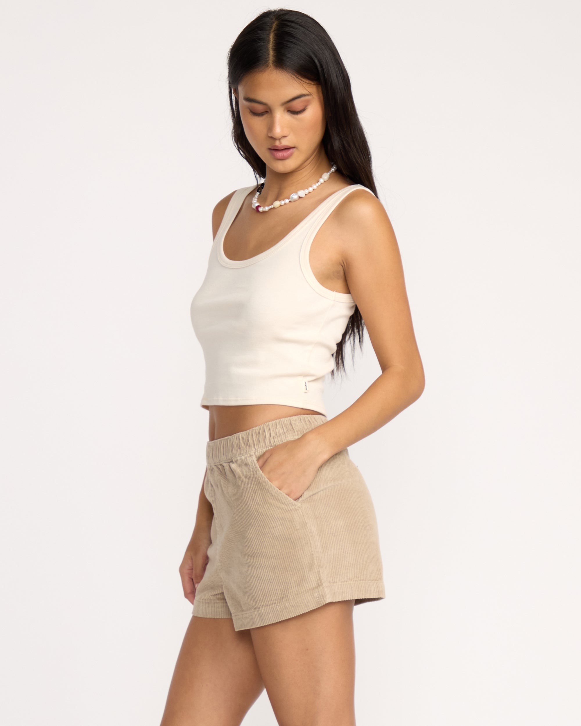 Sea Ya Cord Shorts - Cobblestone - Image 4