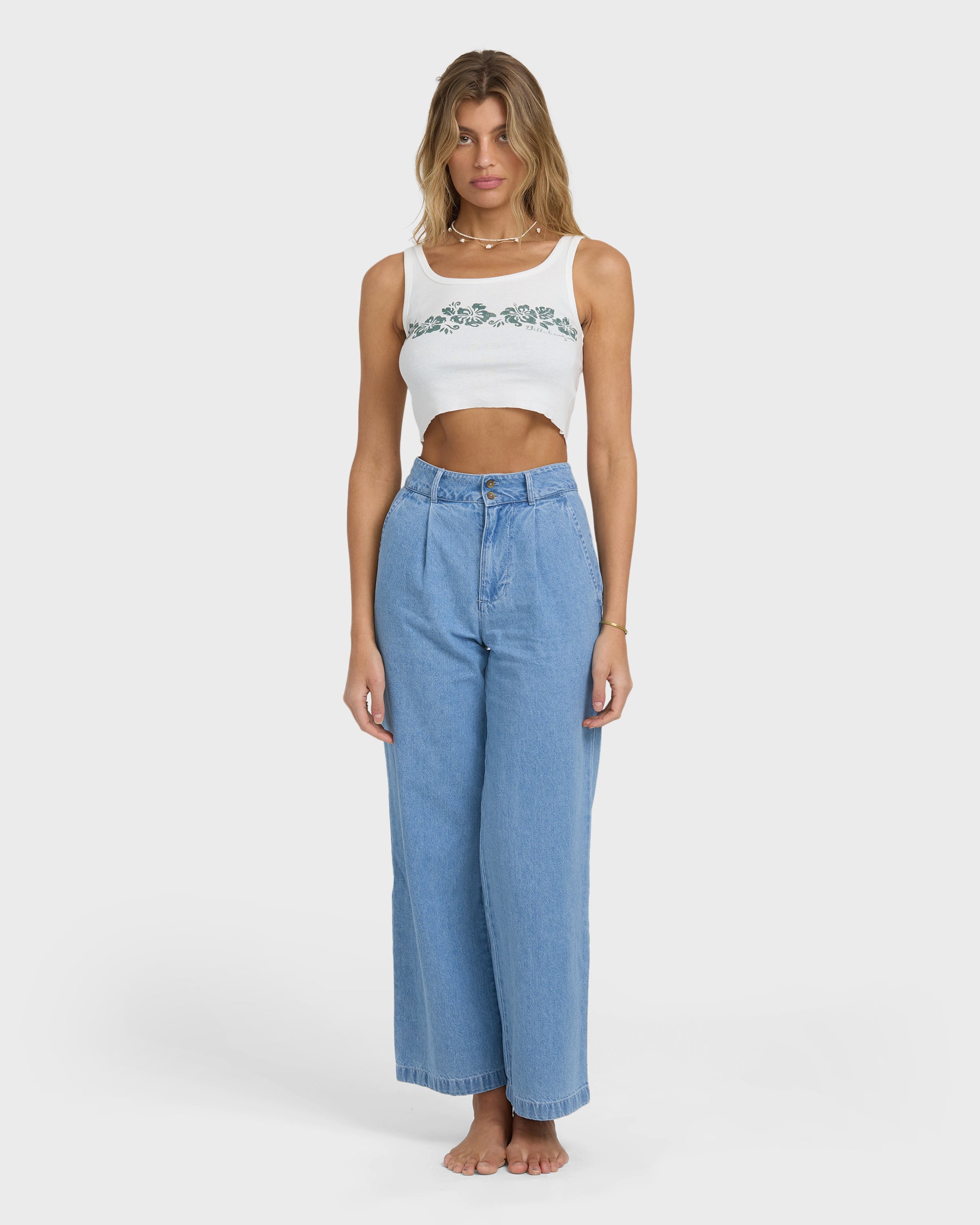 Wave Washed Pants - Sea Blue - Image 3