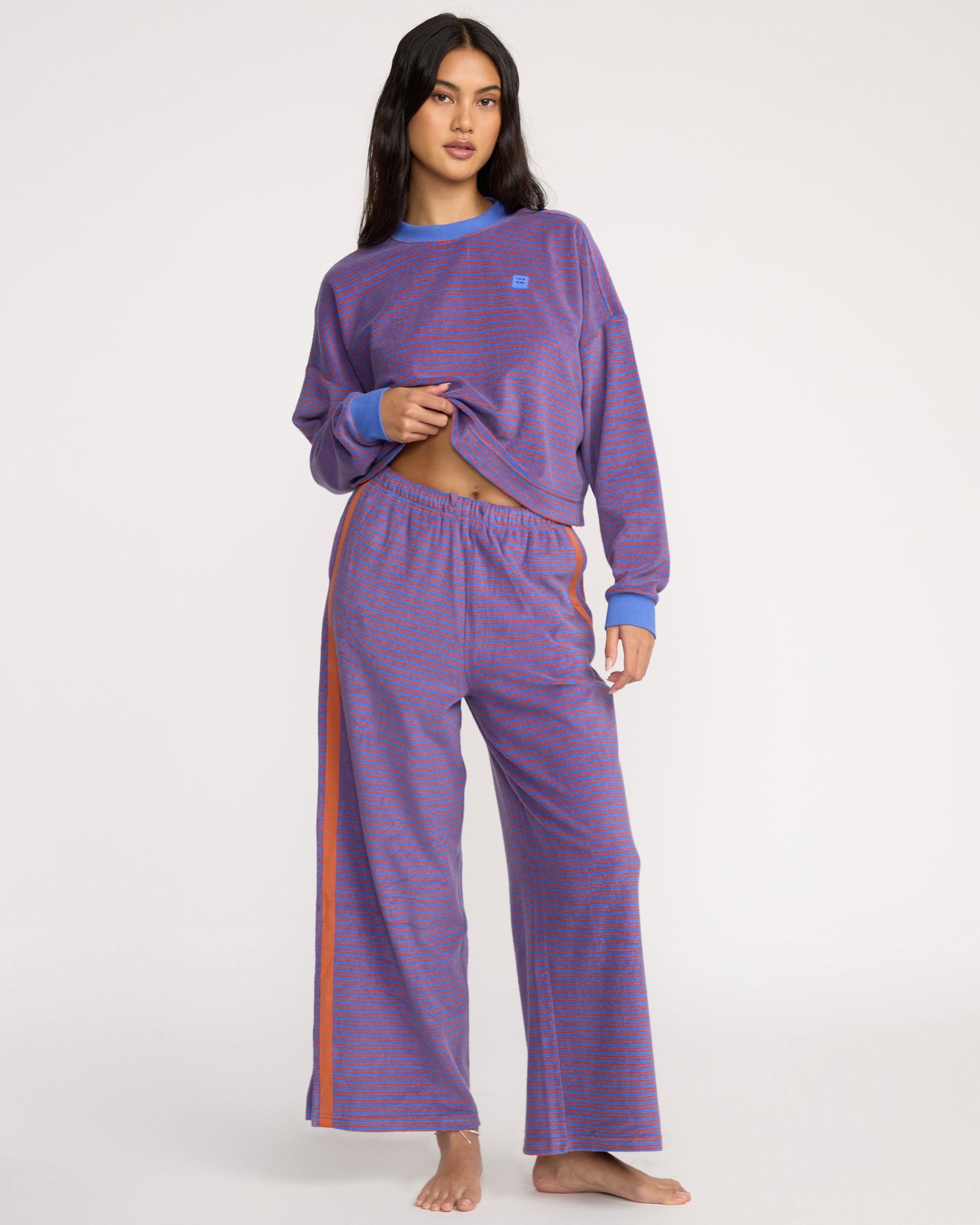 Date Palm Terry Pants - Iris - Image 2