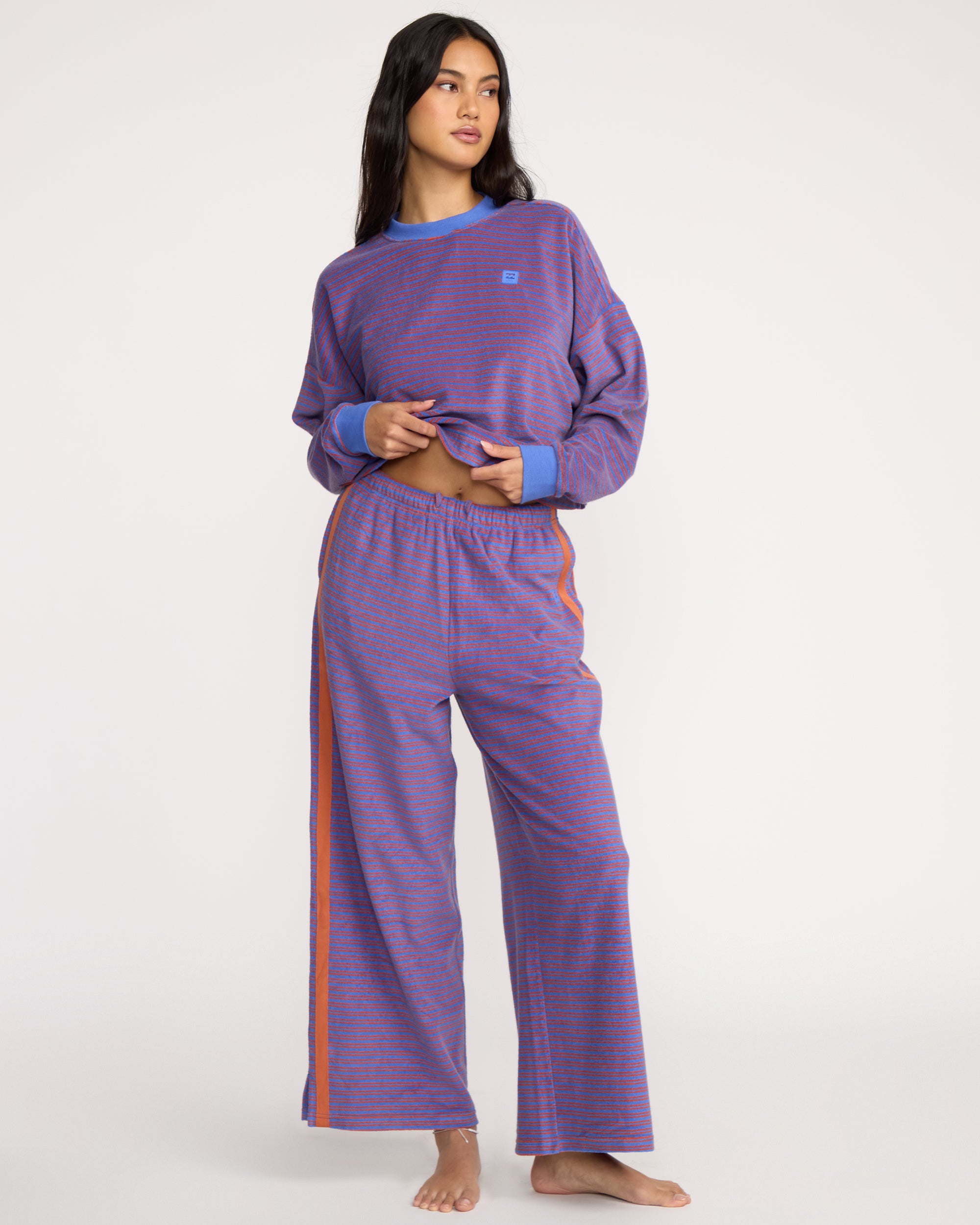 Date Palm Terry Pants - Iris - Image 5