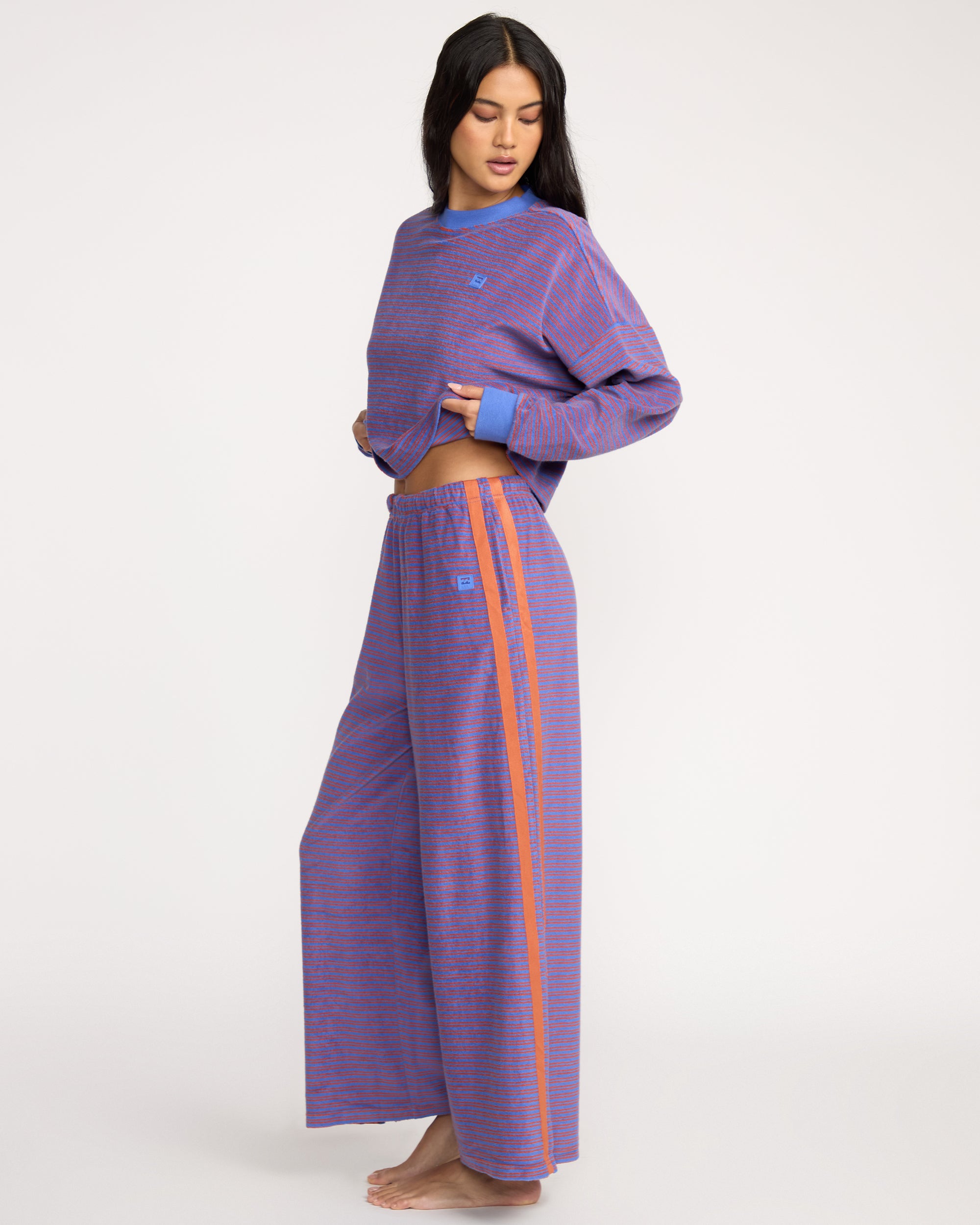 Date Palm Terry Pants - Iris - Image 4
