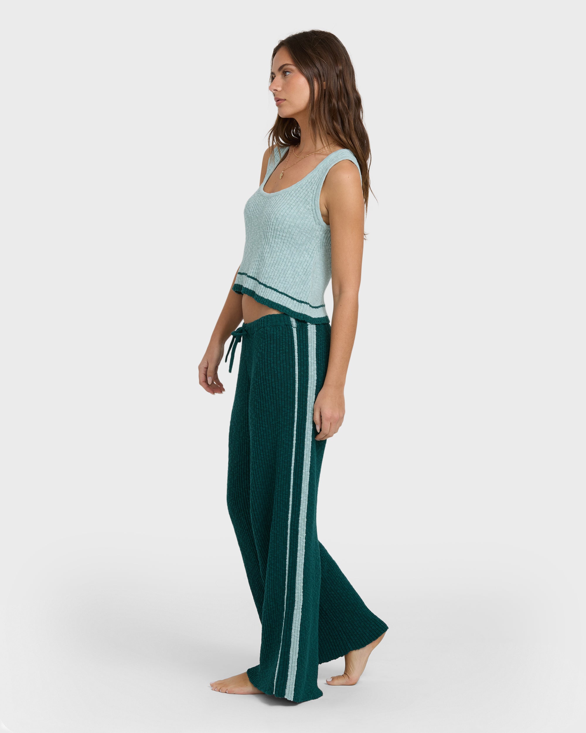 Summery Nights Sweaterpants - Spruce Green - Image 6