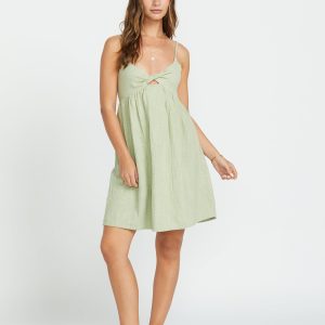 In A Twist Dress - Pistachio