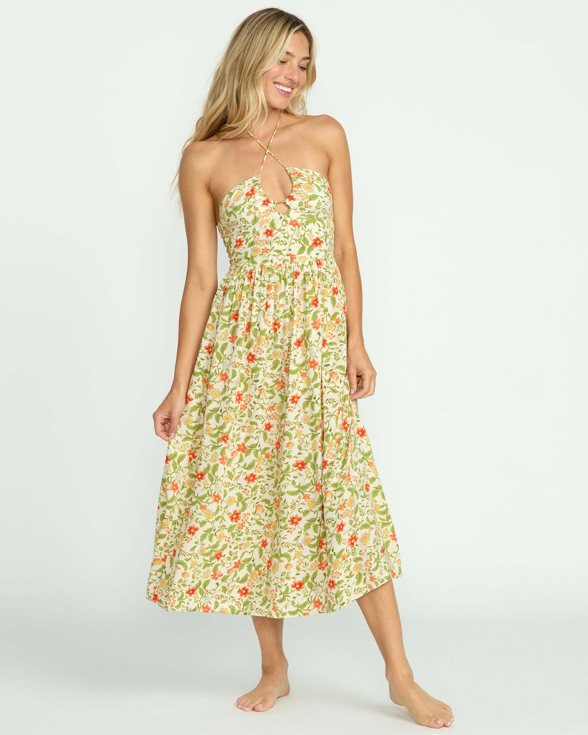 In Your Heart Midi Dress - Multi - Image 4