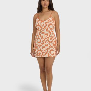 Lost Waves Knit Mini Dress - Sunburnt