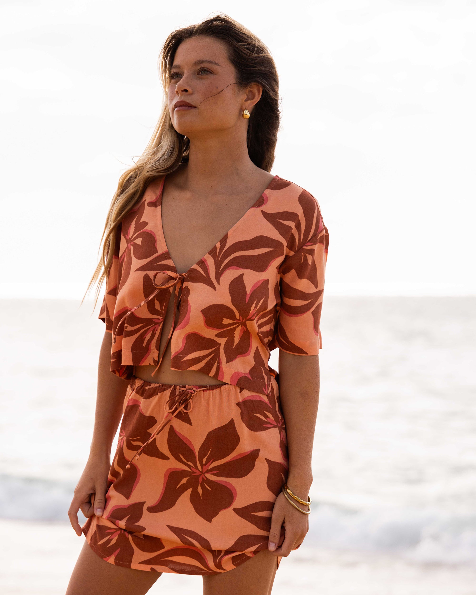 Sunflower Skirt - Apricot