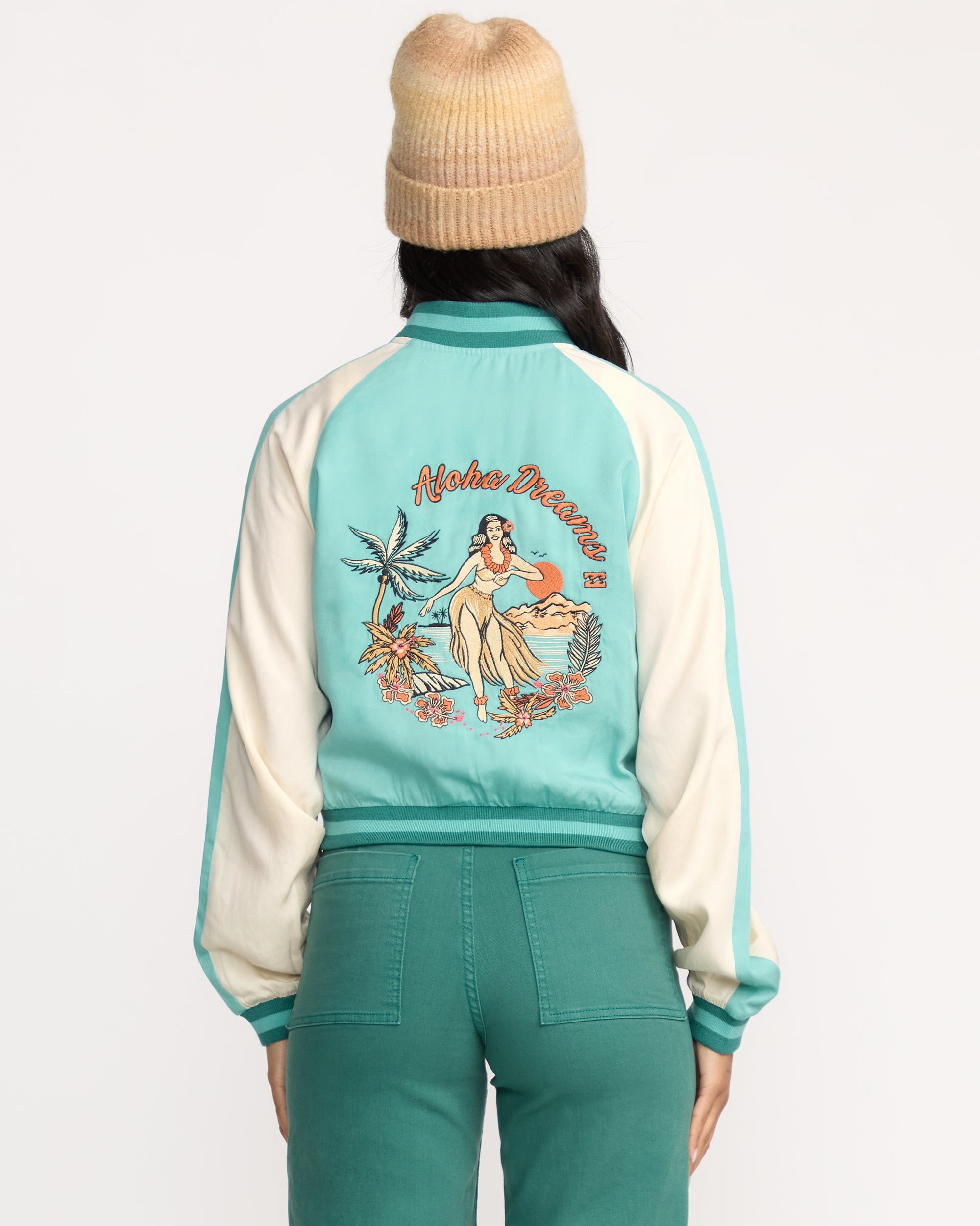 Dream Vacation Souvenir Jacket - Misty Blue - Image 4