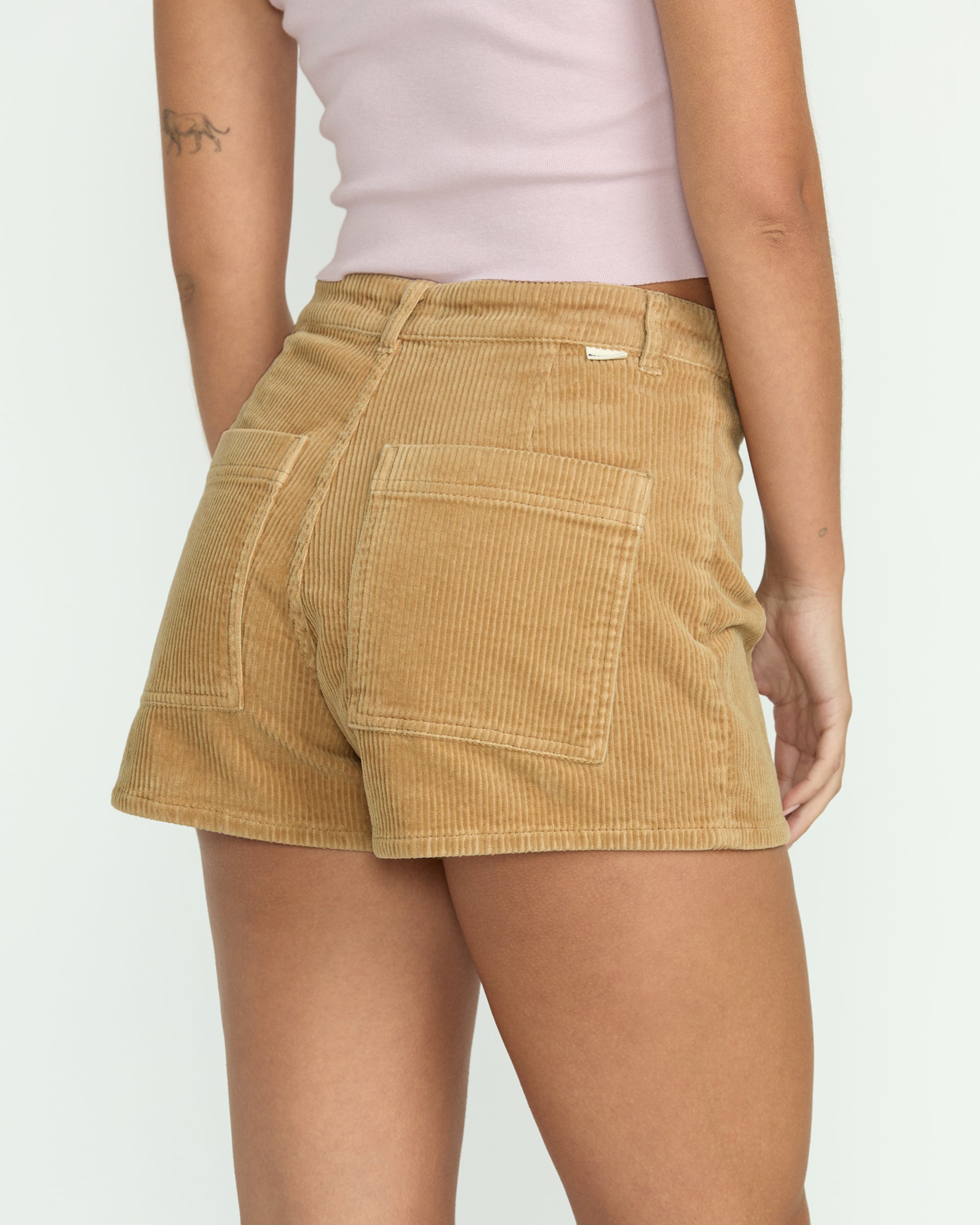 Free Fall Corduroy Shorts - Khaki - Image 6