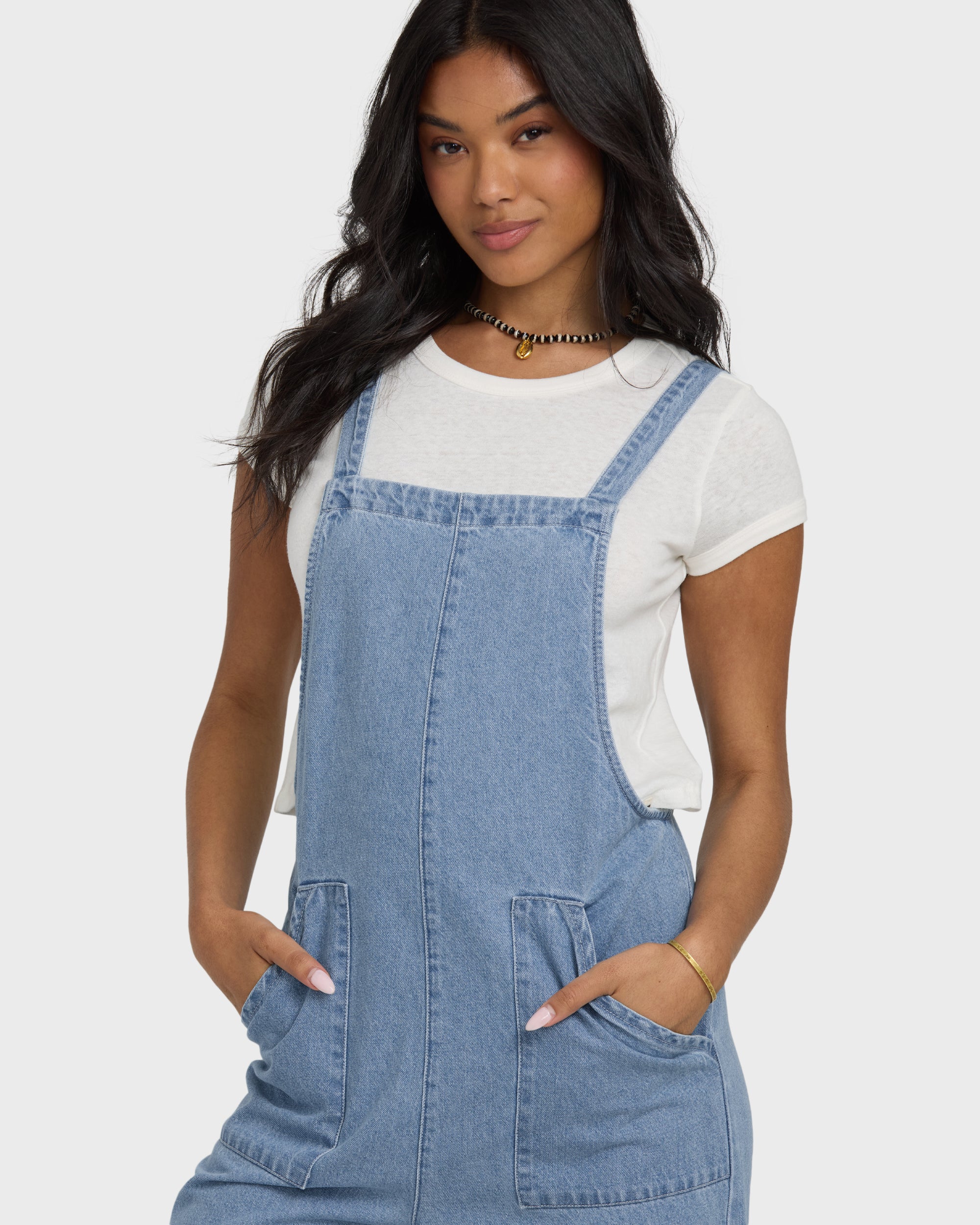 Pacific Time Denim Overall - Sea Blue - Image 4