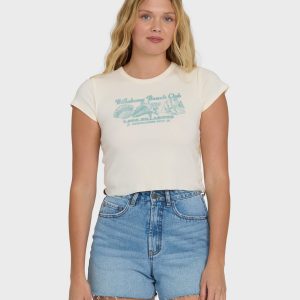 Beach Club Short Sleeve T-Shirt - Whitecap