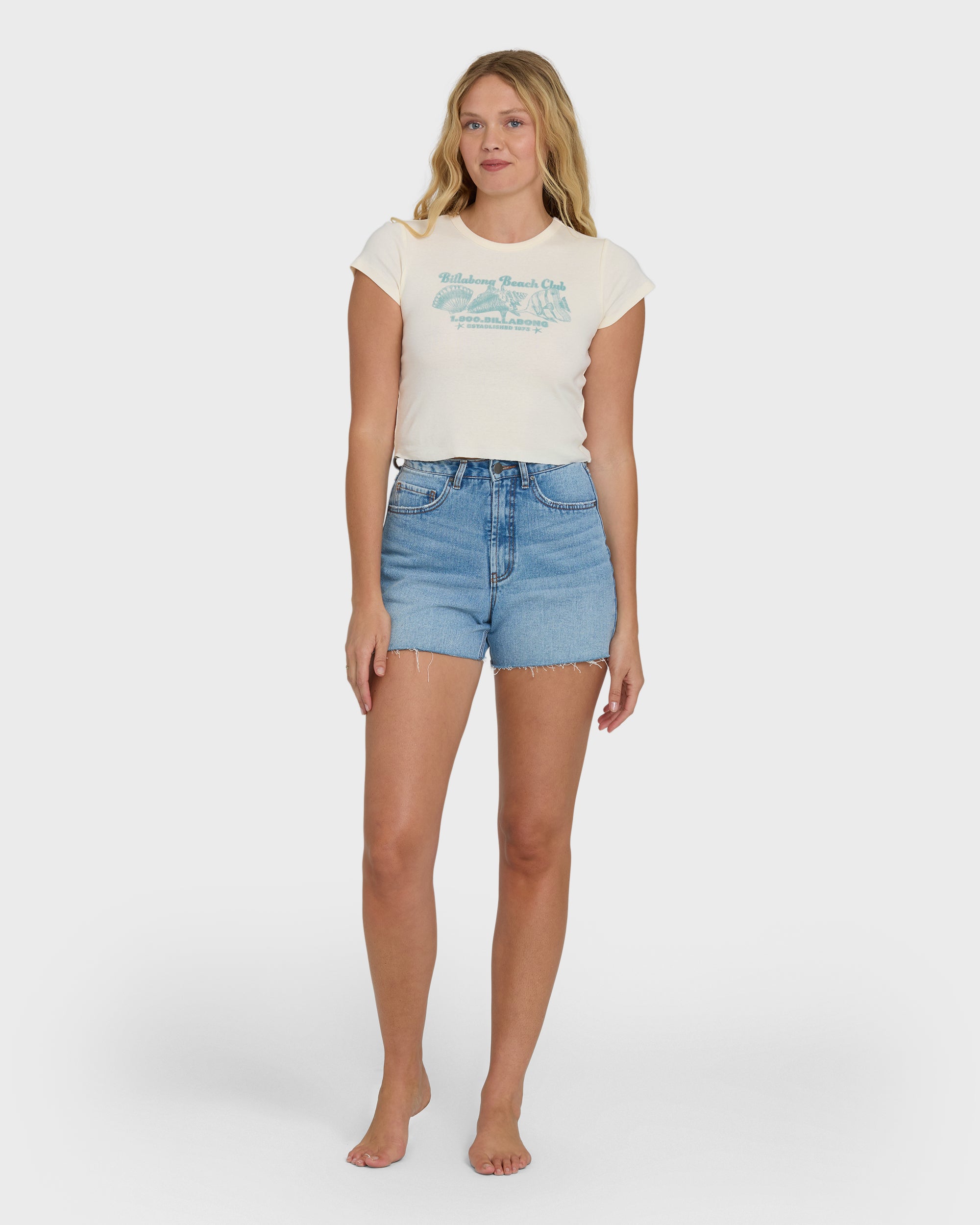 Beach Club Short Sleeve T-Shirt - Whitecap - Image 3
