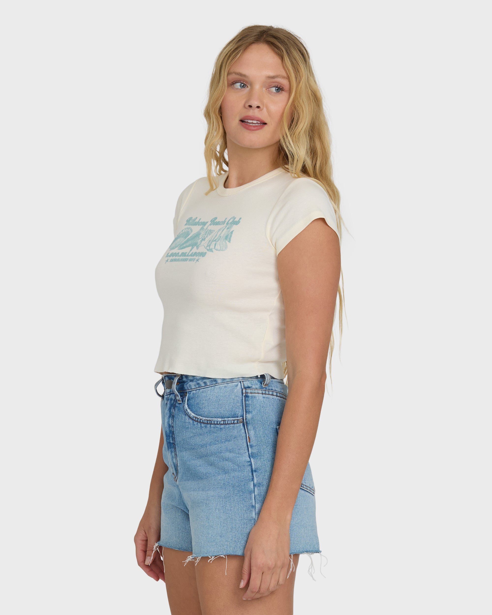 Beach Club Short Sleeve T-Shirt - Whitecap - Image 4