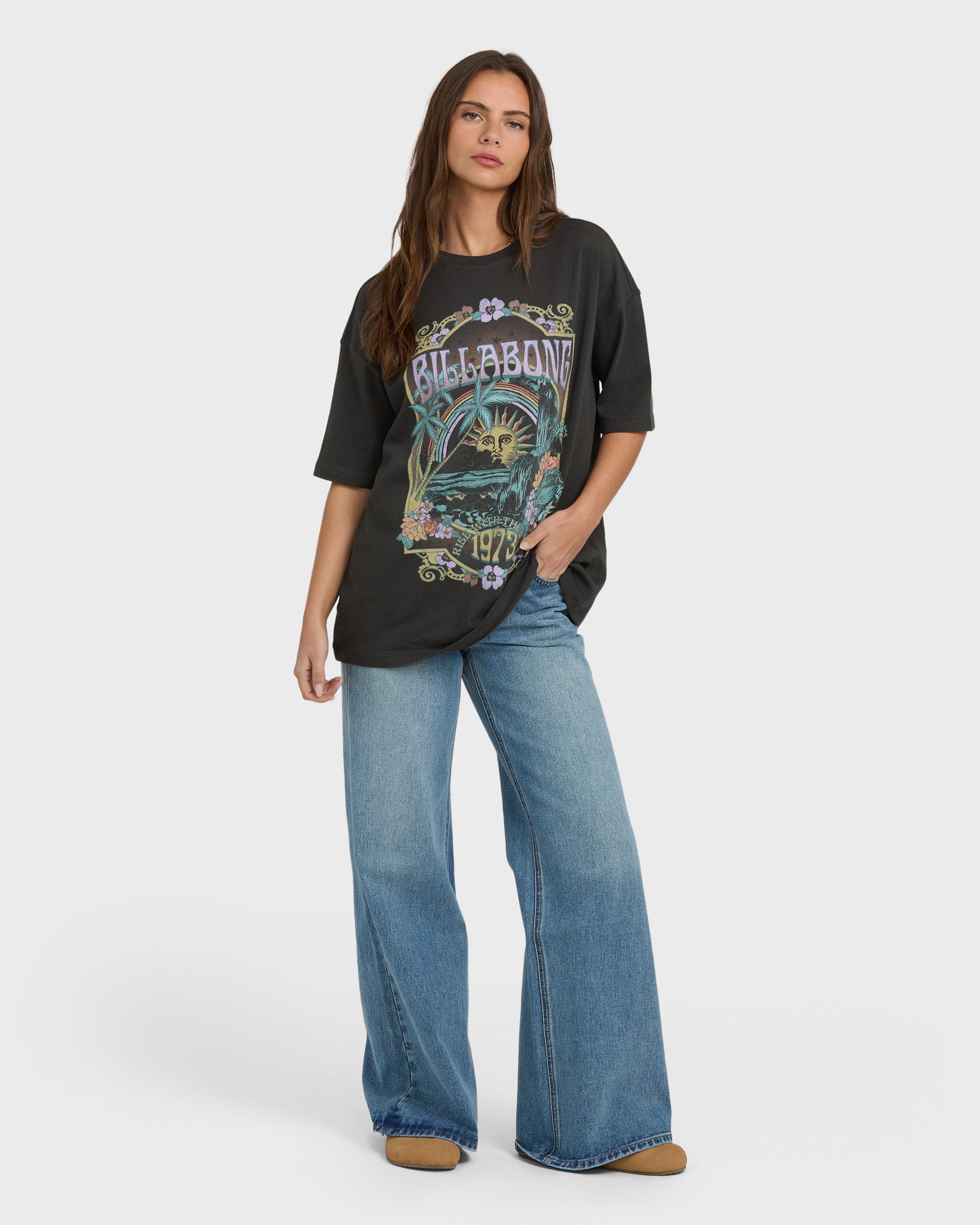 Counting Stars Short Sleeve T-Shirt - Off Black - Image 2