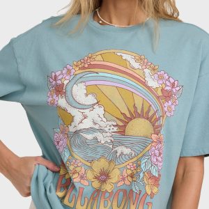 Everyday Paradise Short Sleeve T-Shirt - Mineral Blue