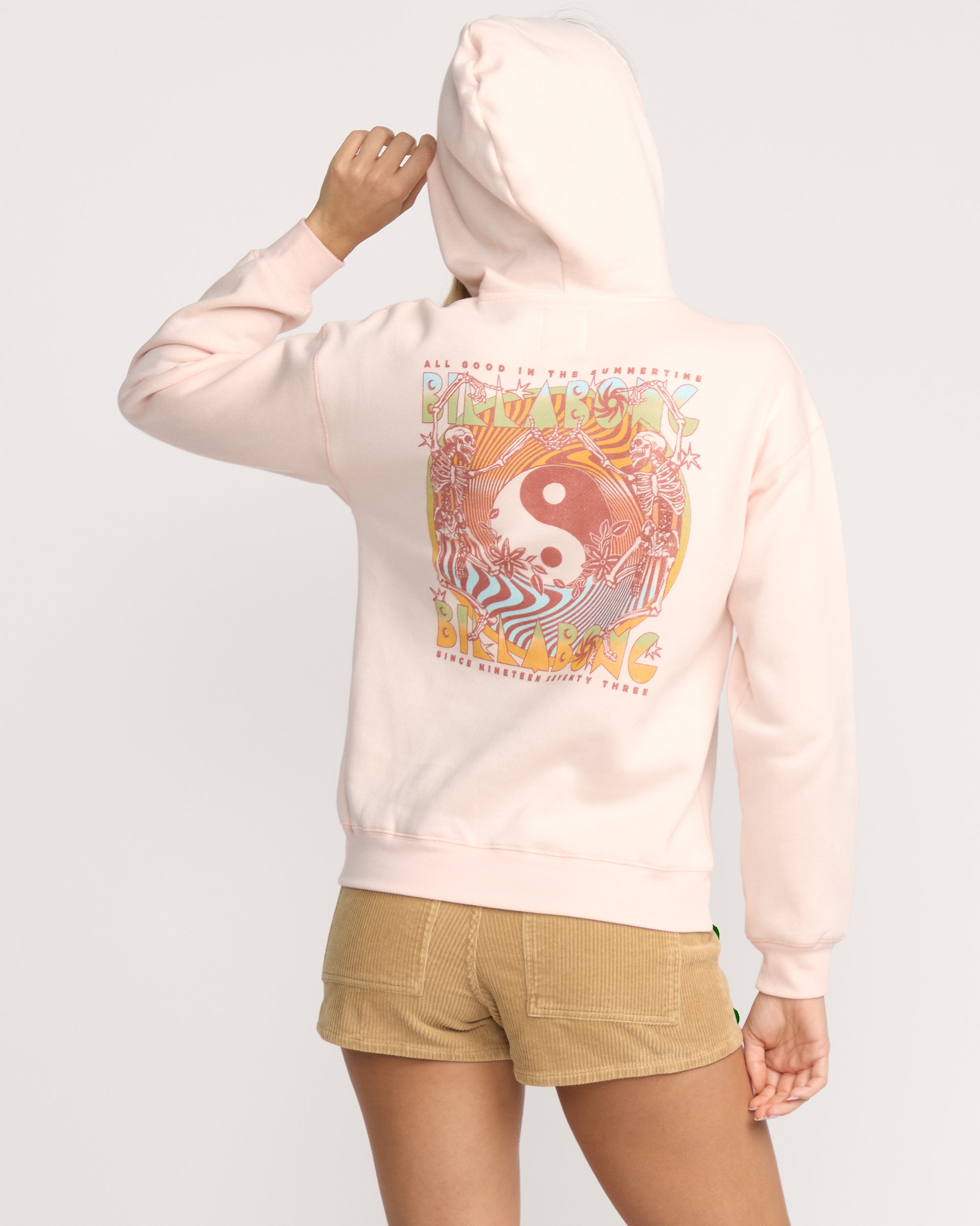 All Good In Summer Hoodie - Light Peach - Image 2