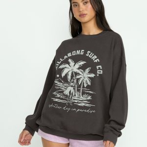 Ride In Crew Sweatshirt - Black Sands
