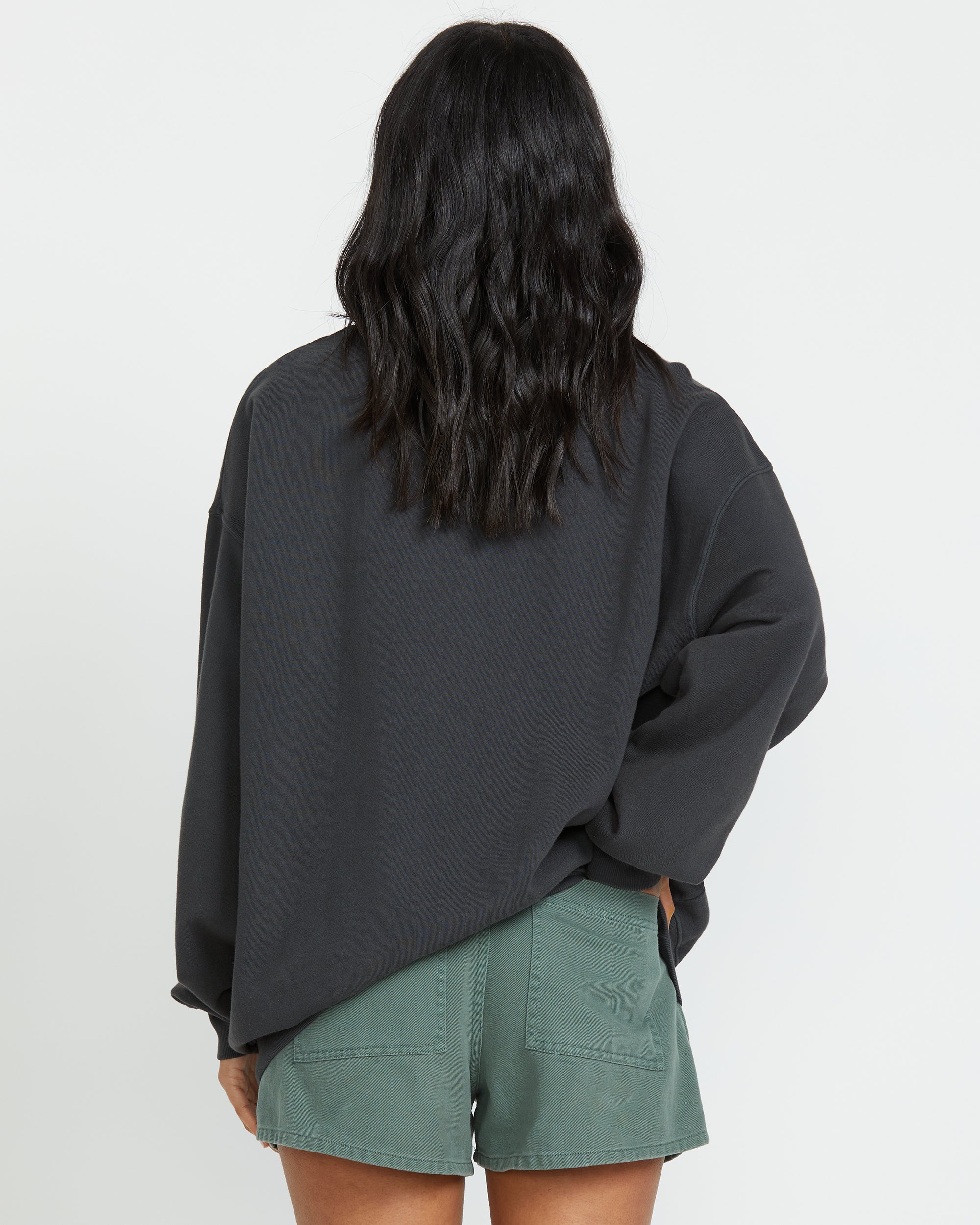 Ride In Crew Sweatshirt - Black Sands - Image 5