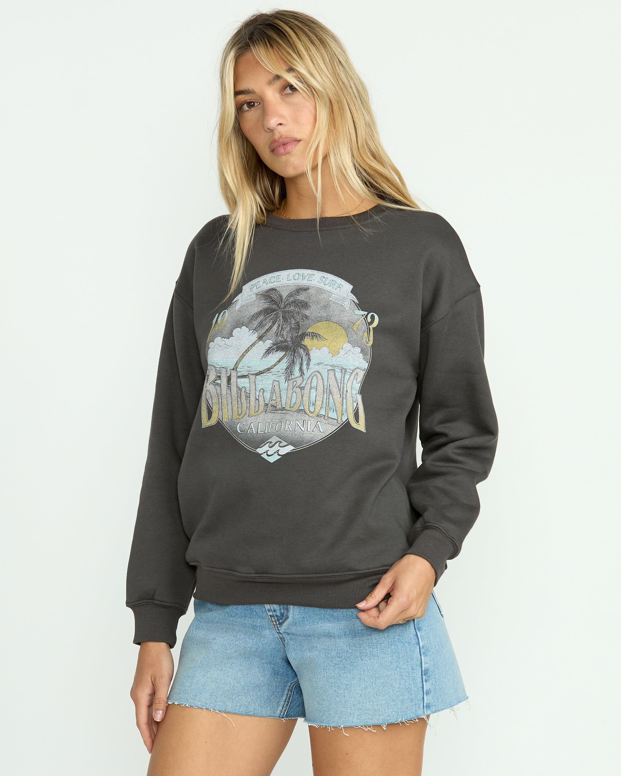 Wonderland Calls Crewneck Sweatshirt - Off Black - Image 4