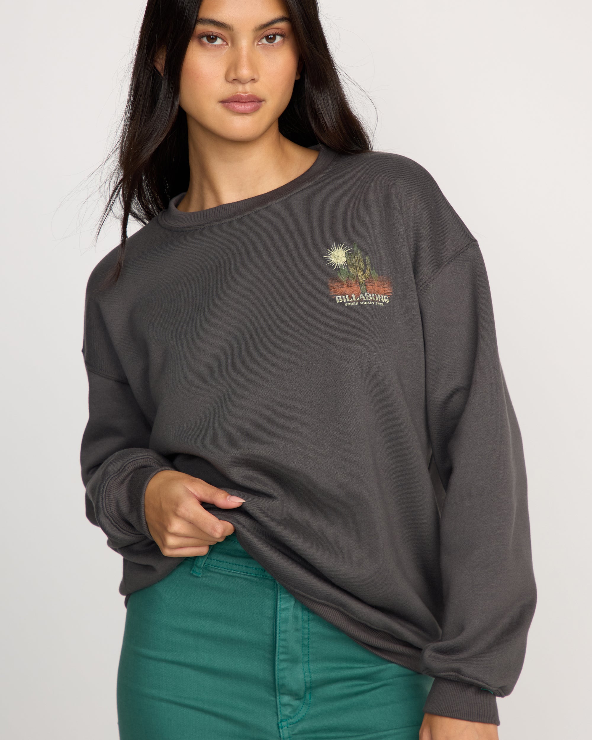 Desert Break Crewneck Sweatshirt - Off Black - Image 3