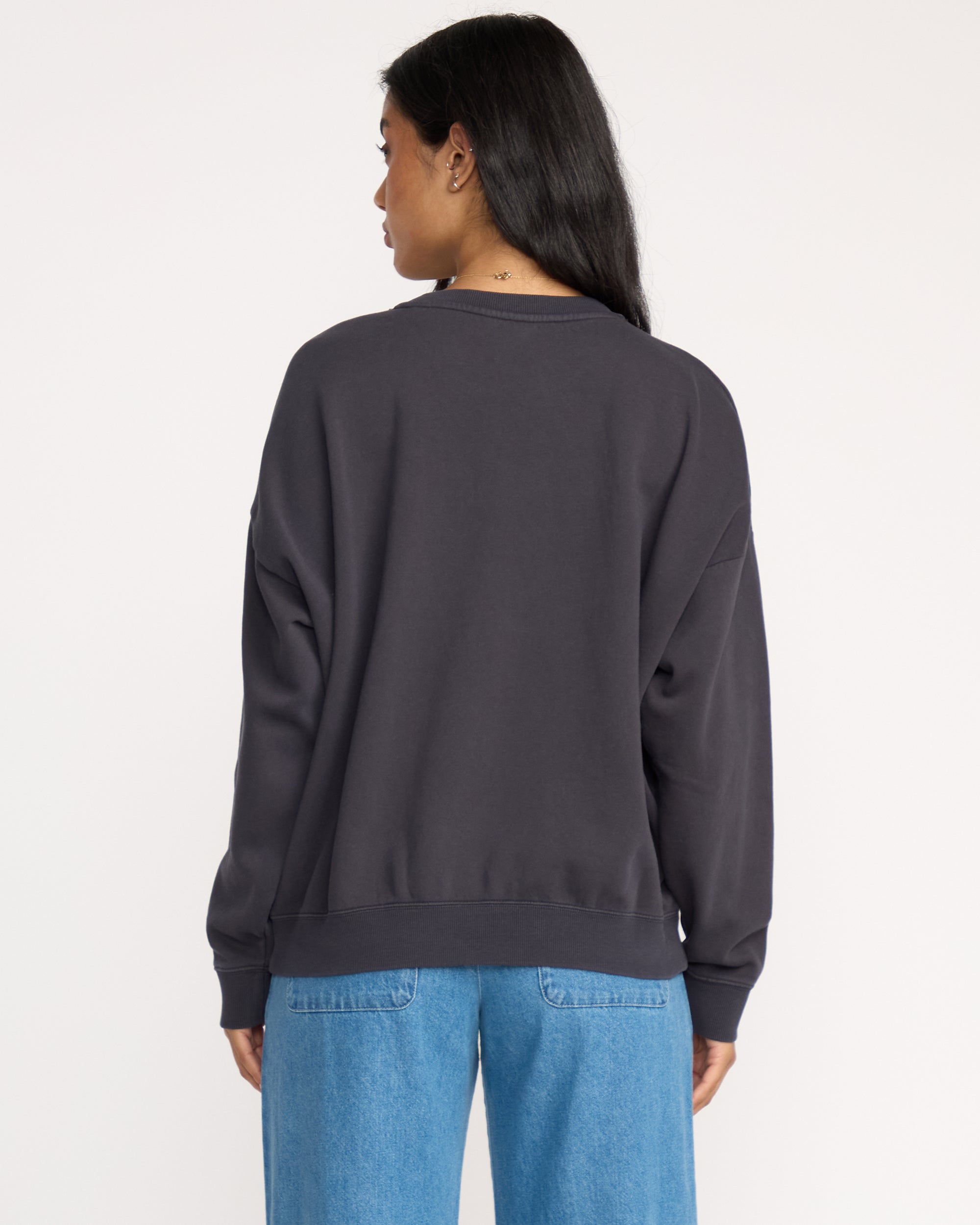 Echo Crewneck Sweatshirt - Black Sands - Image 5