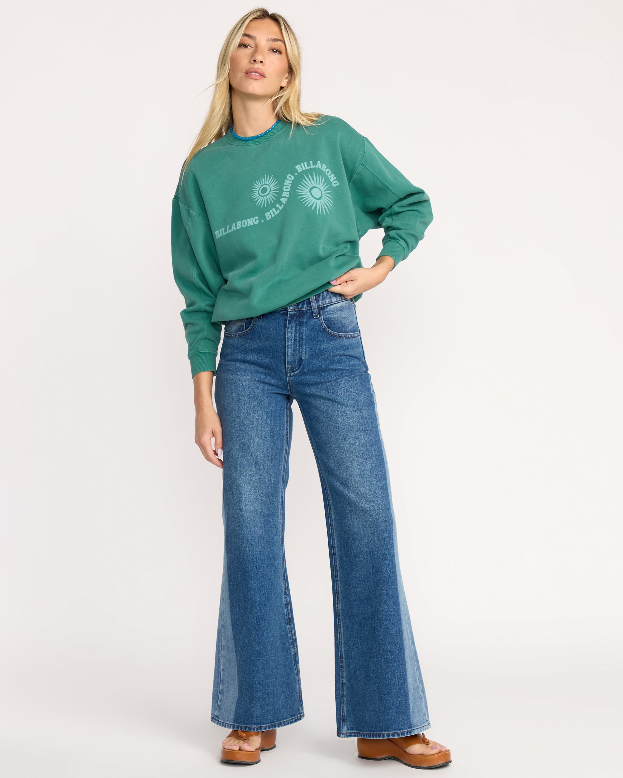 Time For Kendal Crewneck Sweatshirt - Evergreen - Image 6