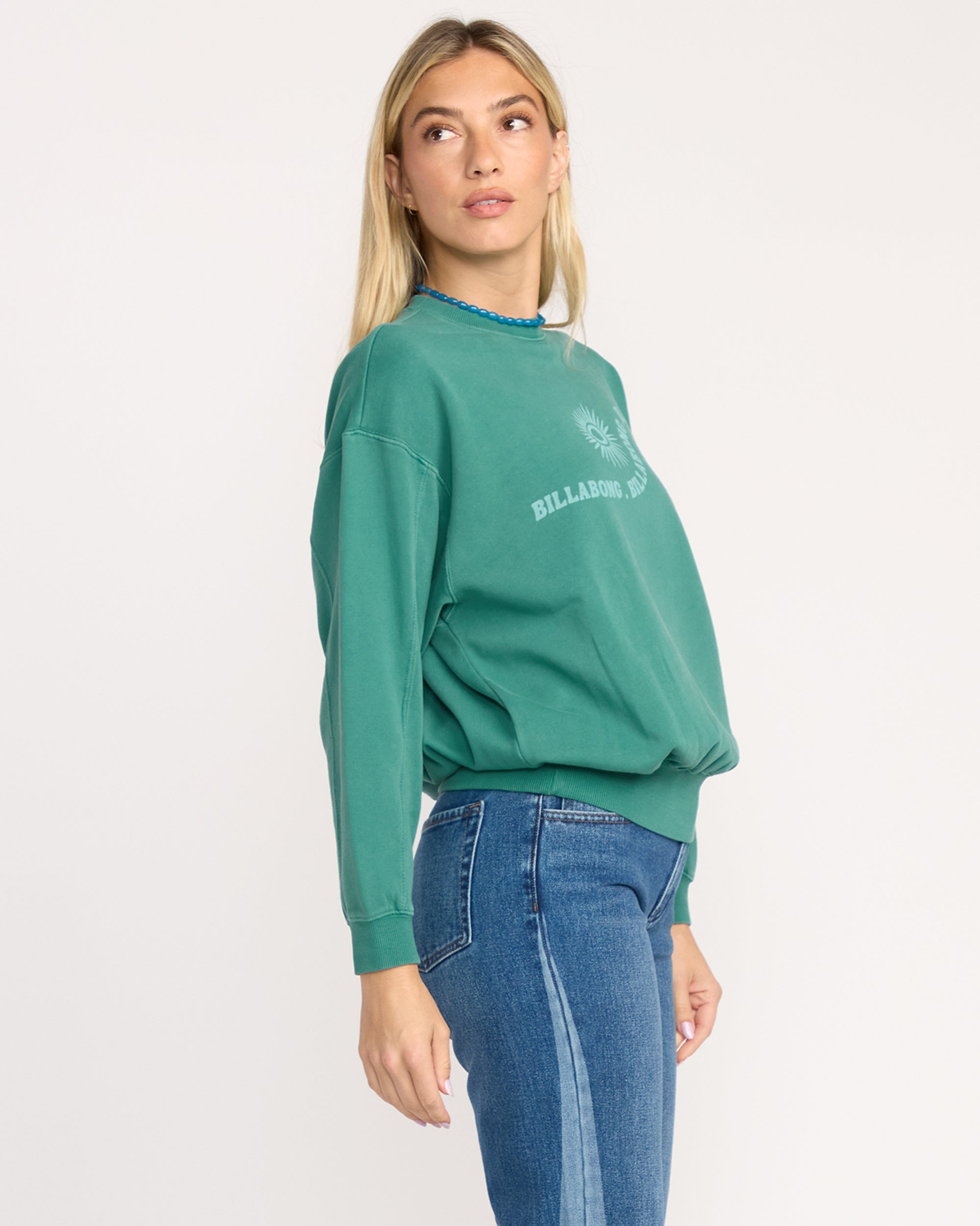 Time For Kendal Crewneck Sweatshirt - Evergreen - Image 5