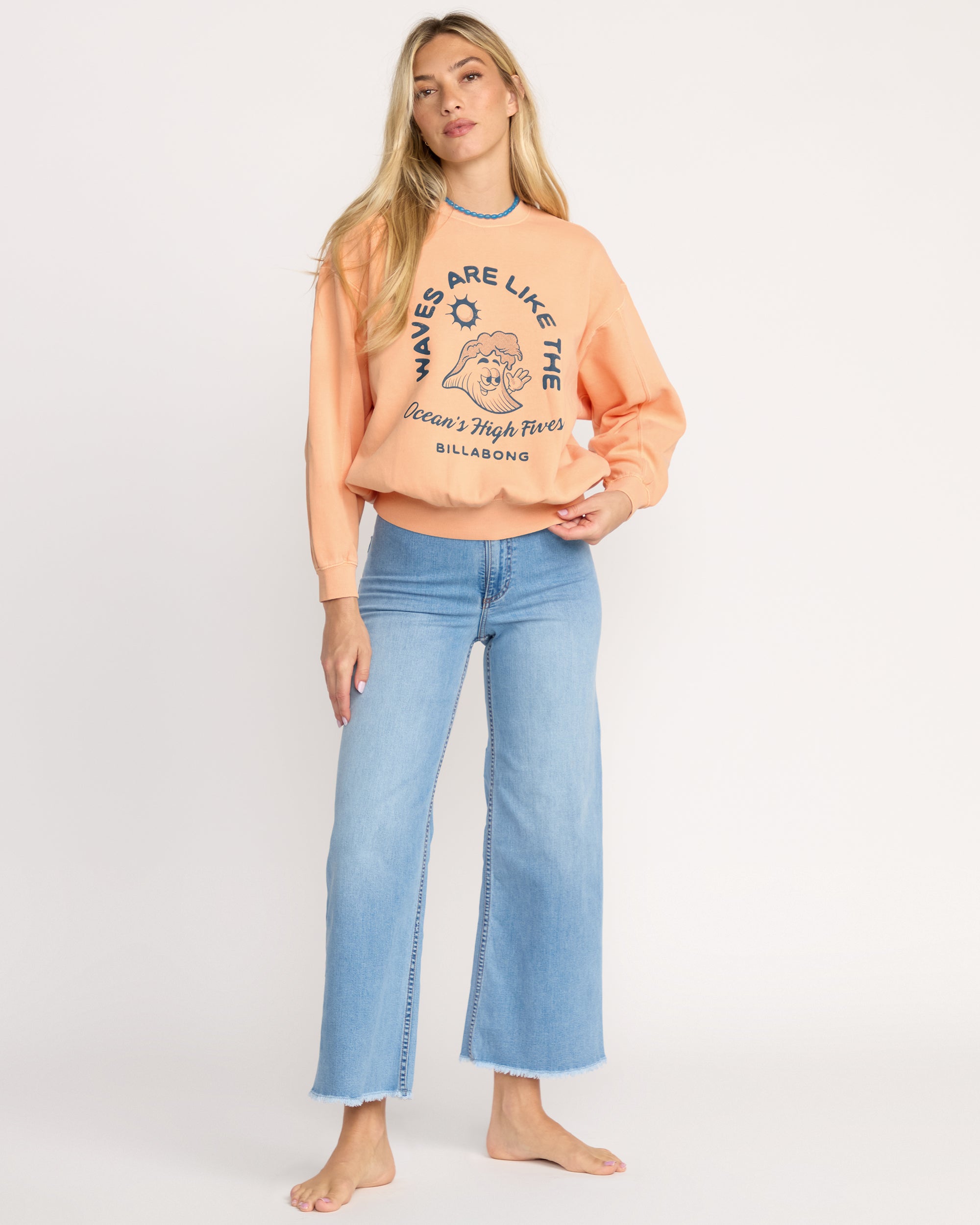 Time For Kendal Crewneck Sweatshirt - Sunstone - Image 3