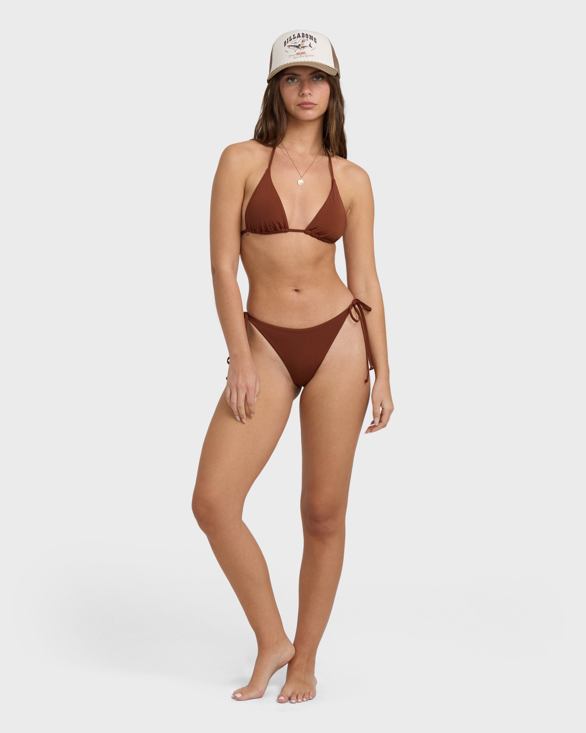 Sol Searcher Multi Triangle Bikini Top - Cowhide - Image 4