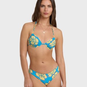 Tropic Shift Strappy Underwire Bikini Top - Atlantis