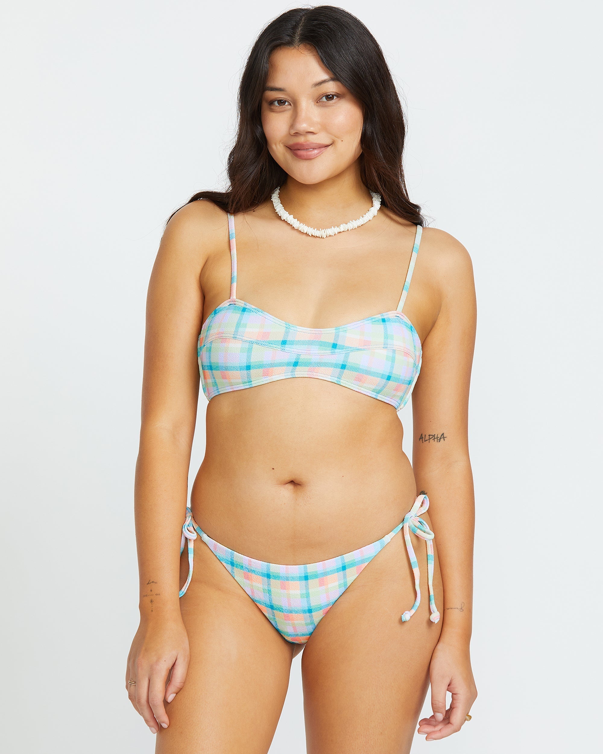 Check The Waves Eve Bralette Bikini Top - Multi - Image 2