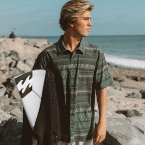 Surftrek Transit Short Sleeve Shirt - Navy