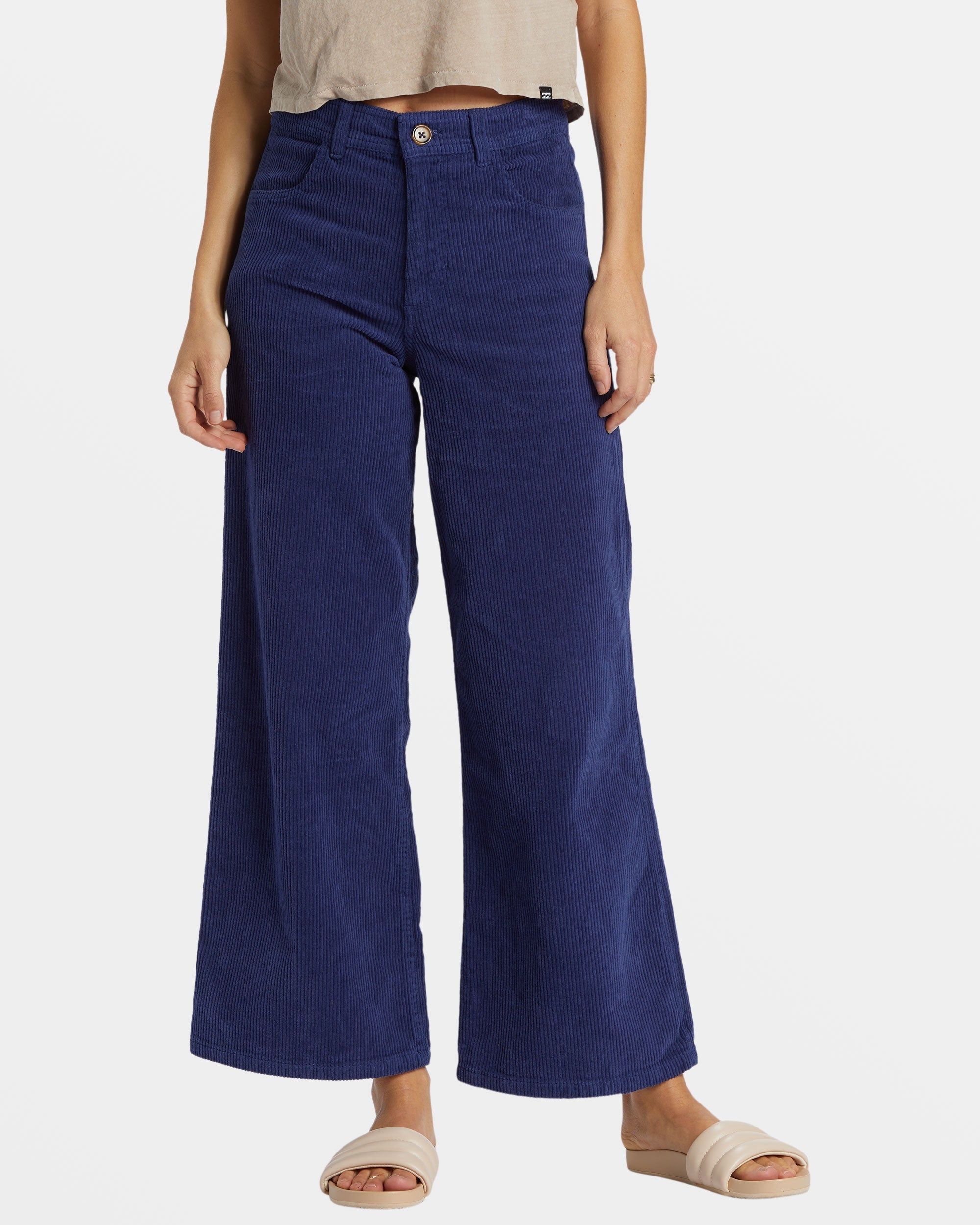 Be Free Corduroy Pants - I Sea Indigo - Image 2