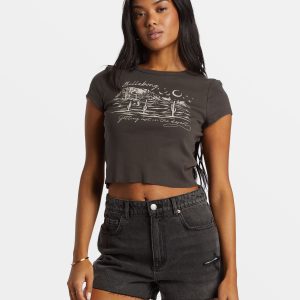 High Tides Denim Shorts - Fade To Black