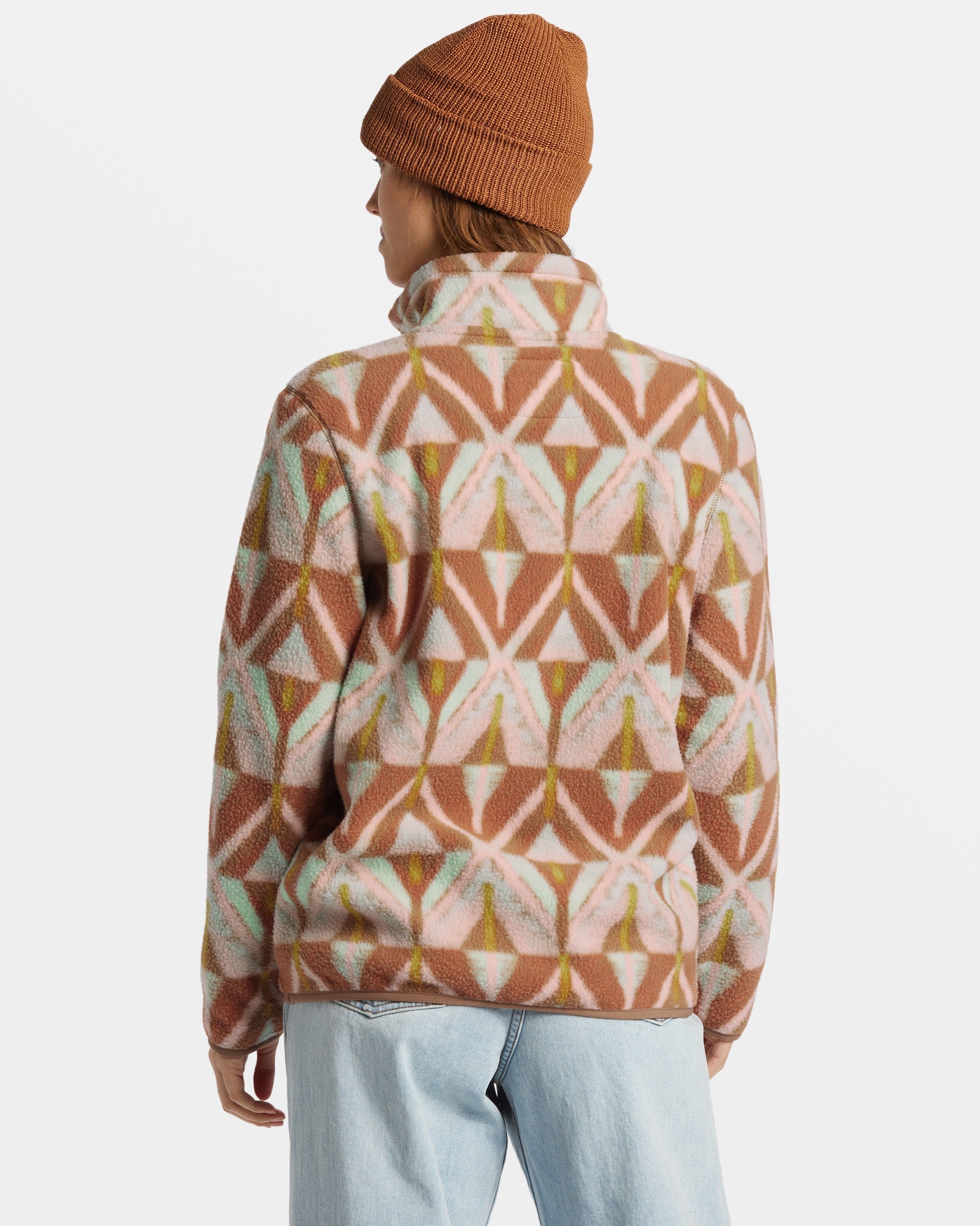 A/Div Boundary Mock 3 Half-Zip Pullover Sweatshirt - Sandalwood - Image 5